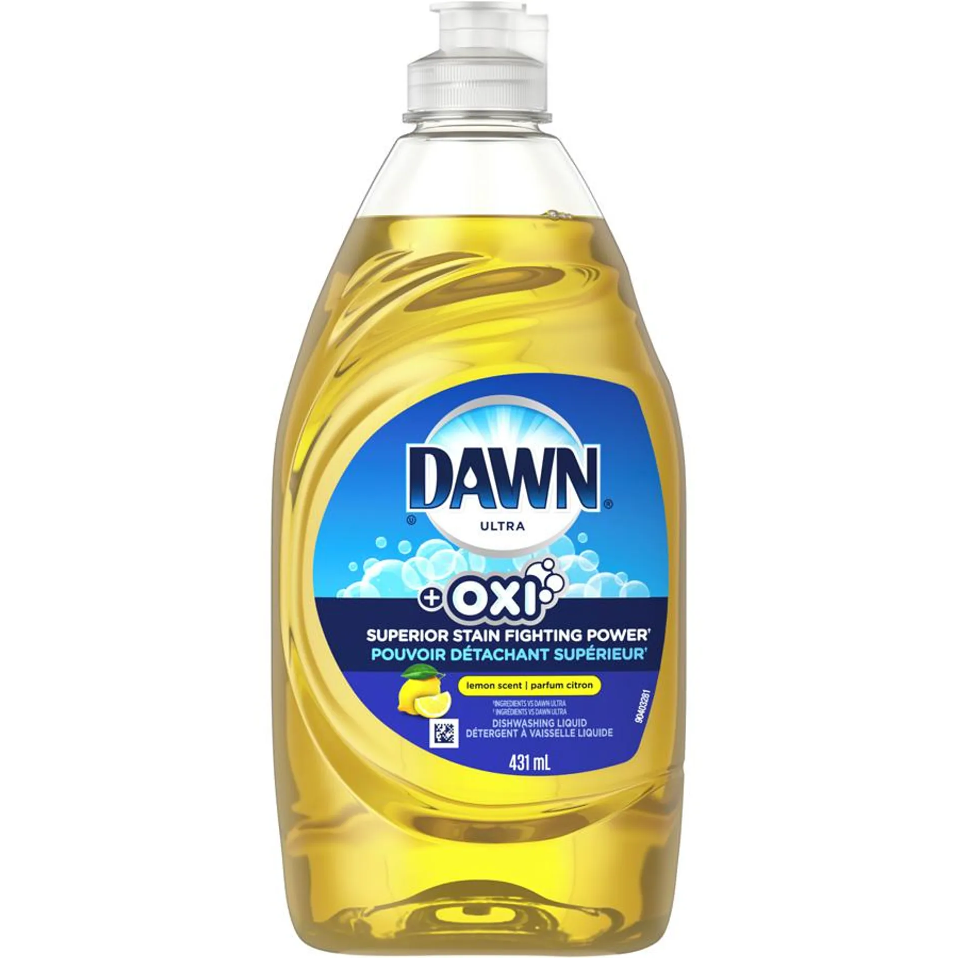 Ultra Oxi Dish Soap, Dishwashing Liquid, Lemon Scent