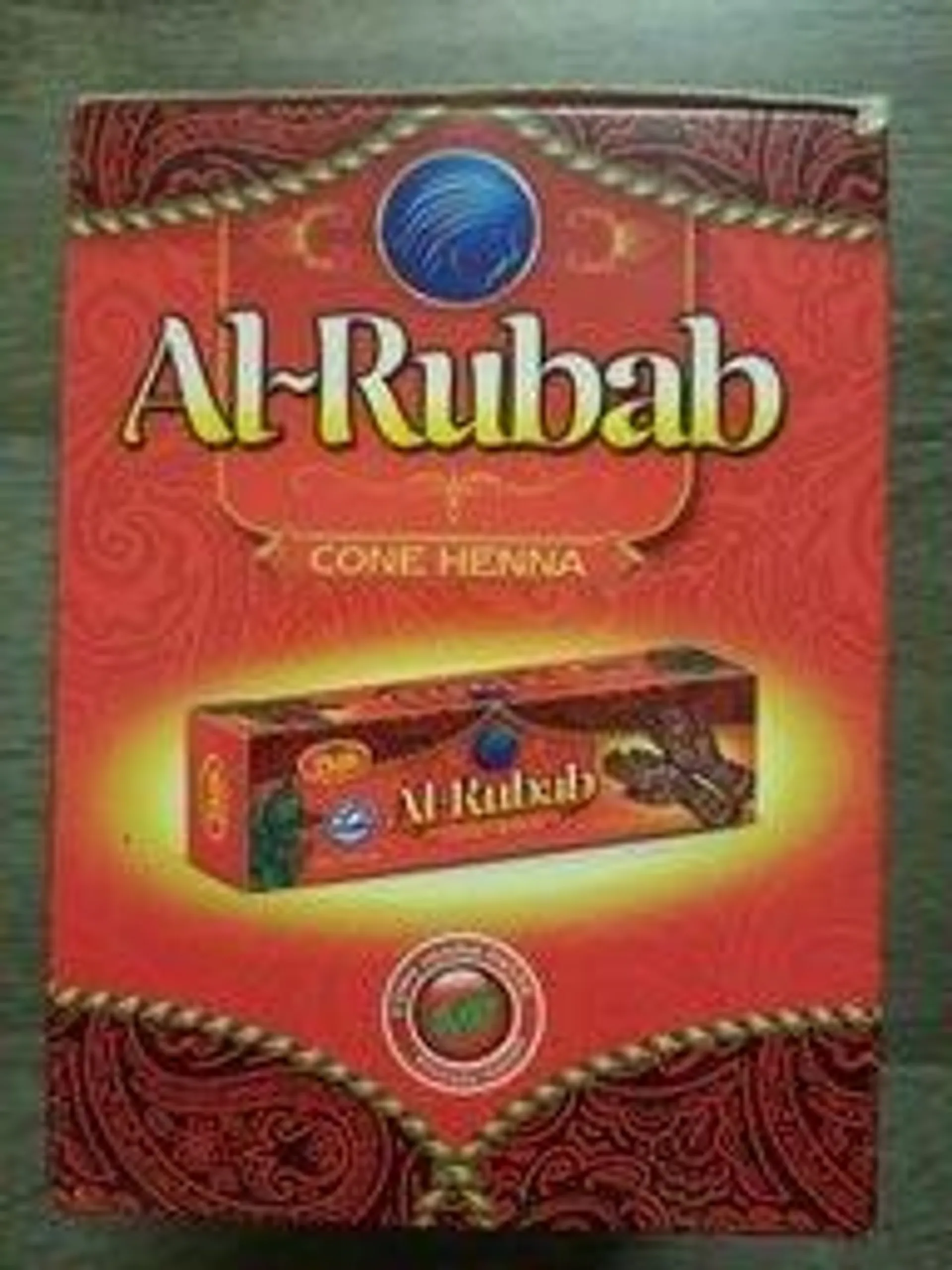 Al Rubab Henna Cone 30g