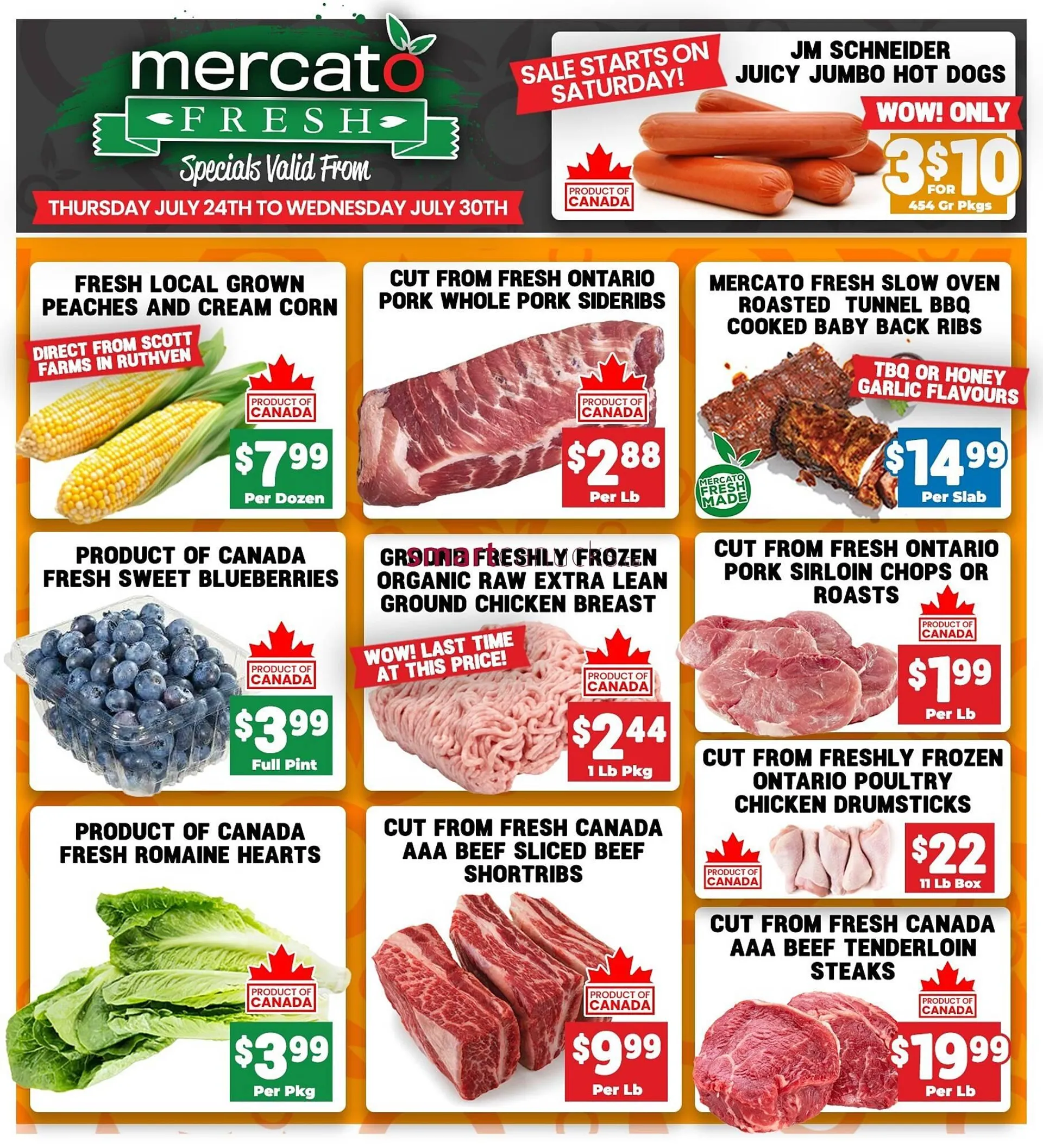 Mercato Fresh flyer from July 24 to July 30 2025 - flyer page 1