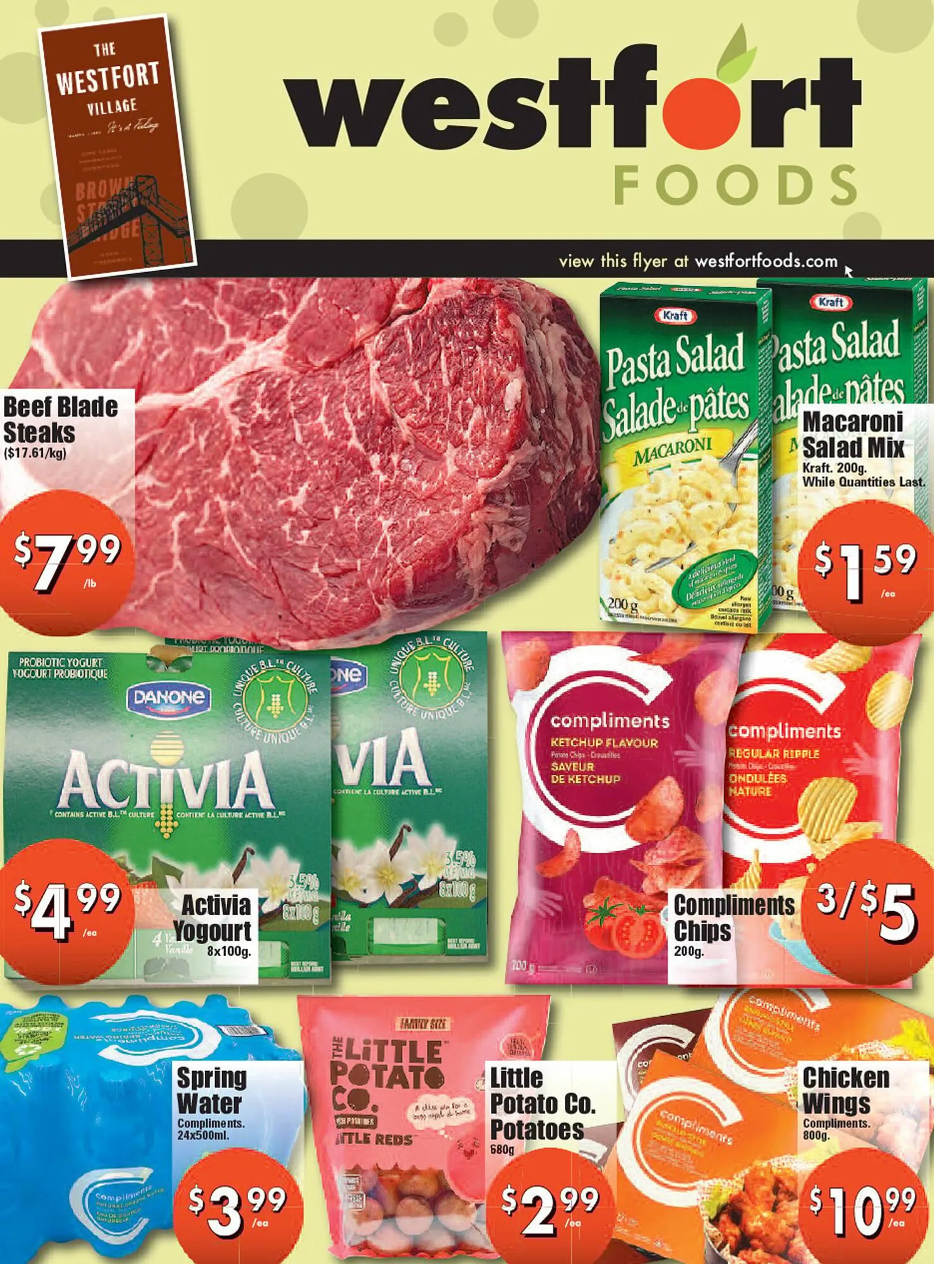 Westfort Foods flyer from July 18 to July 24 2025 - flyer page 1