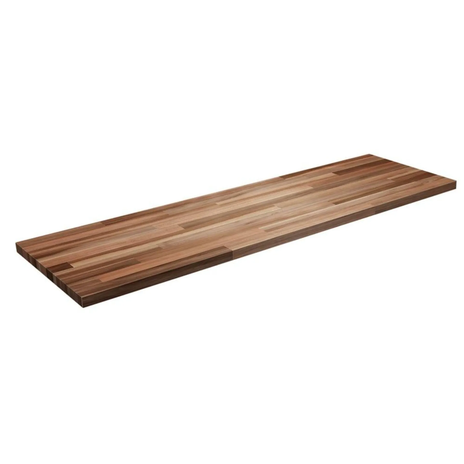 96-inch x 25.5-inch x 1.5-inch Acacia Finger-Jointed Unfinished Wood Kitchen Countertop