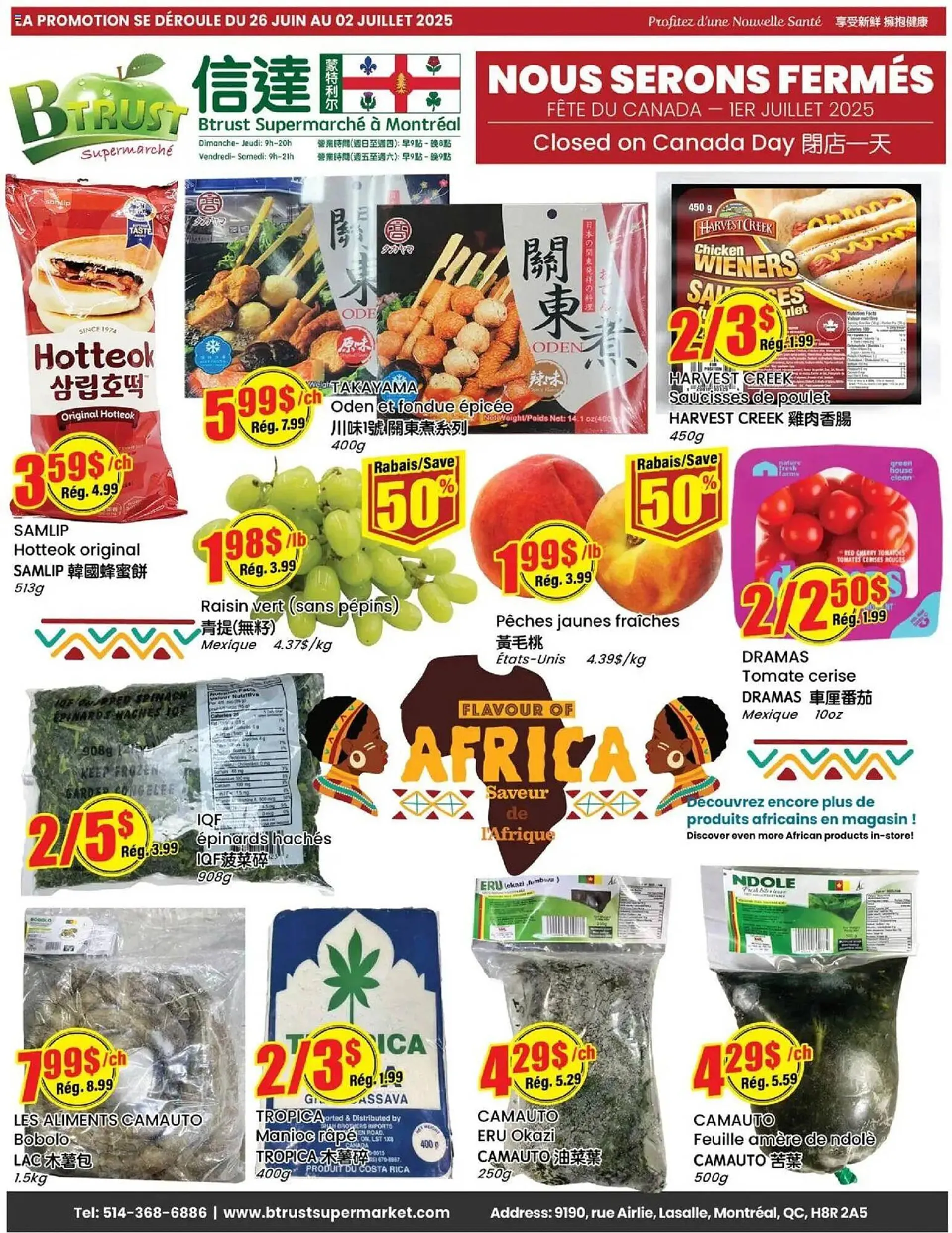 Btrust Supermarket flyer from June 26 to July 2 2025 - flyer page 1