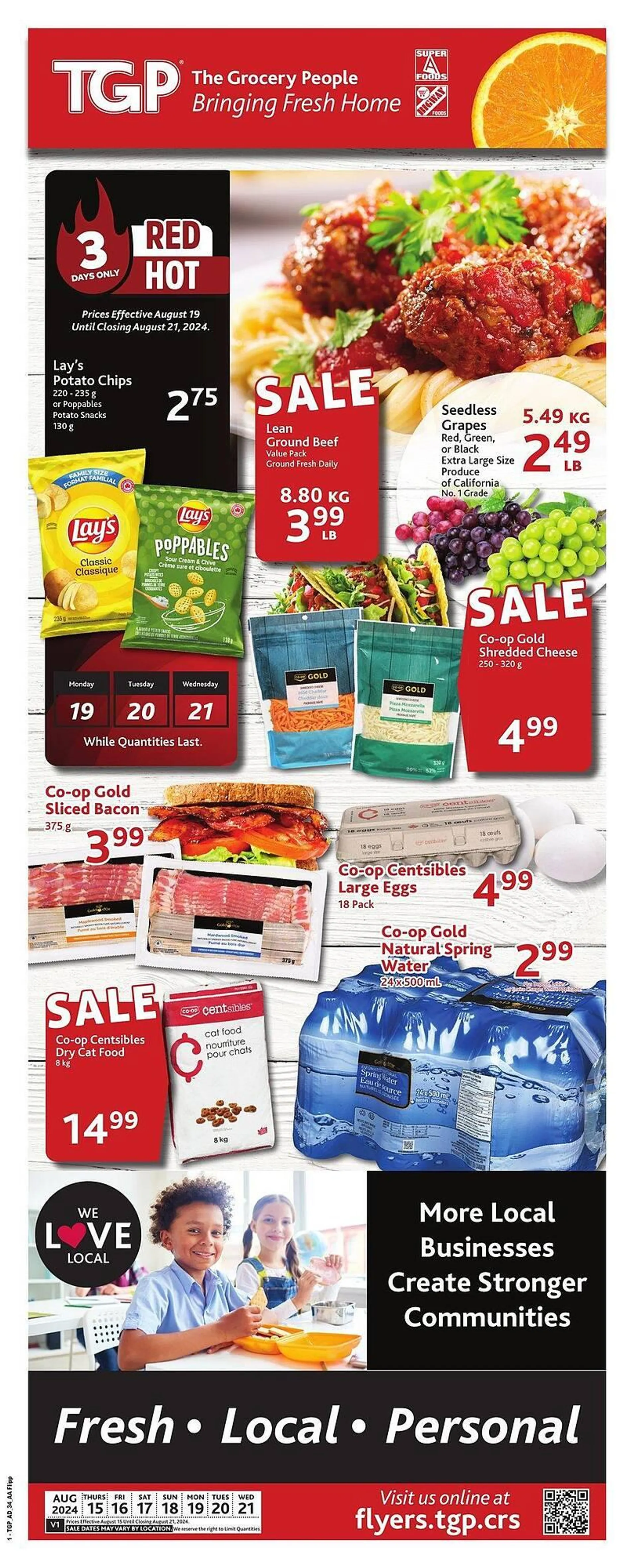 TGP The Grocery People flyer - 1