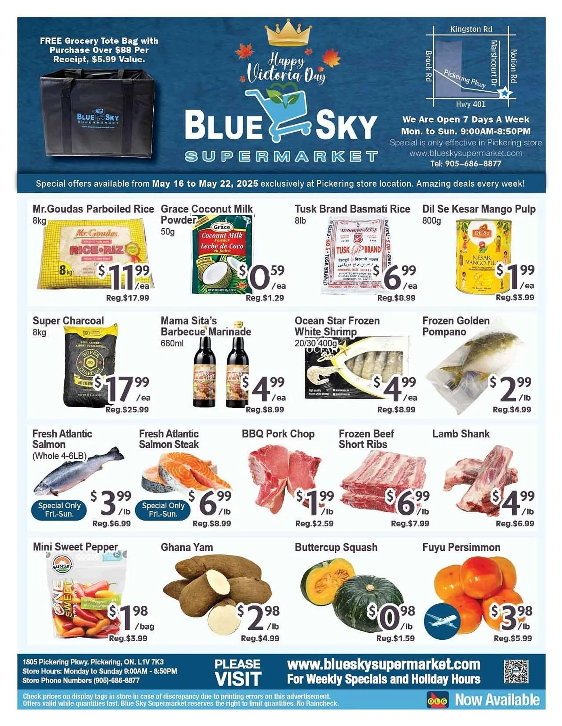 Blue Sky Supermarket flyer - 1