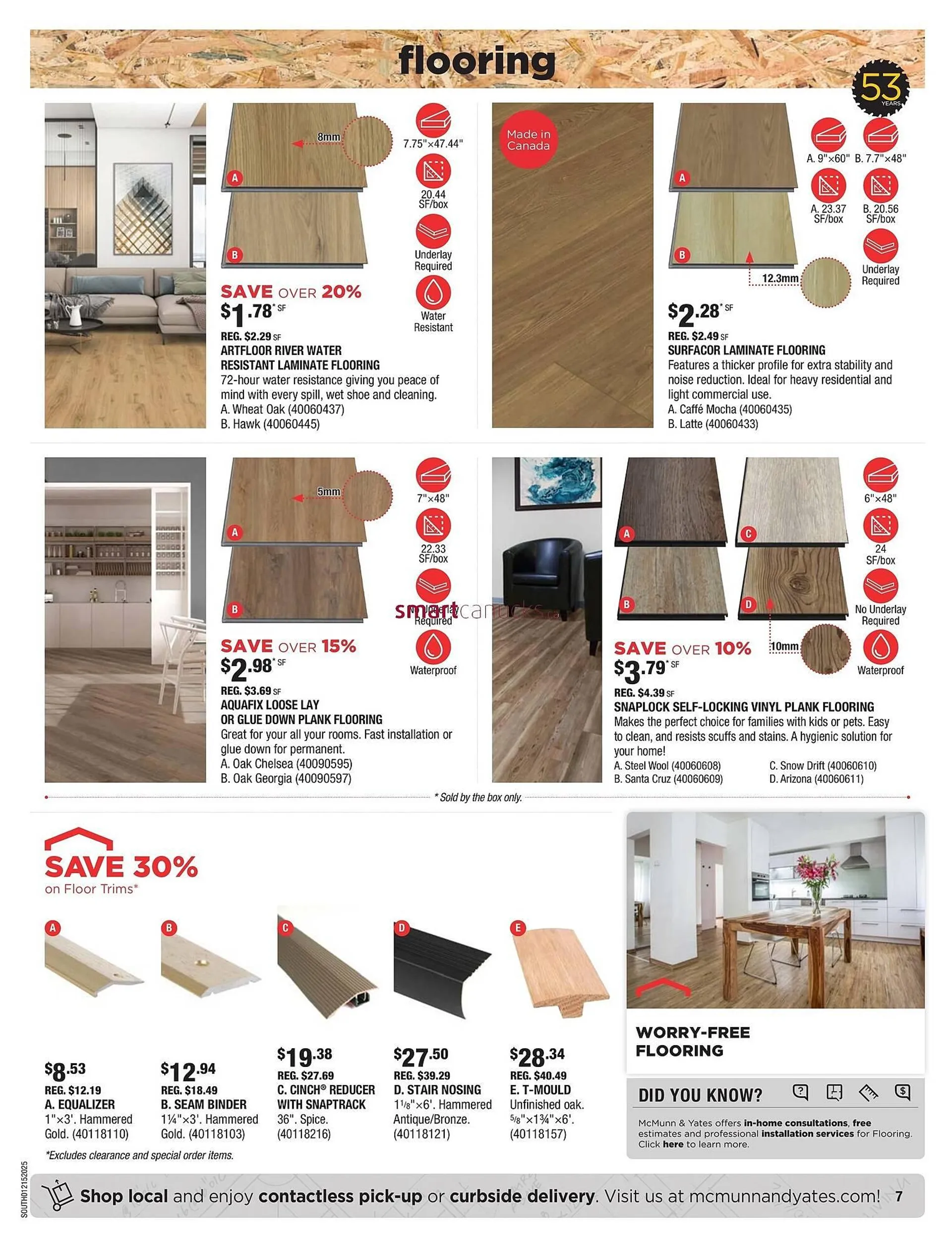 McMunn & Yates Building Supplies flyer from January 2 to January 8 2025 - flyer page 7