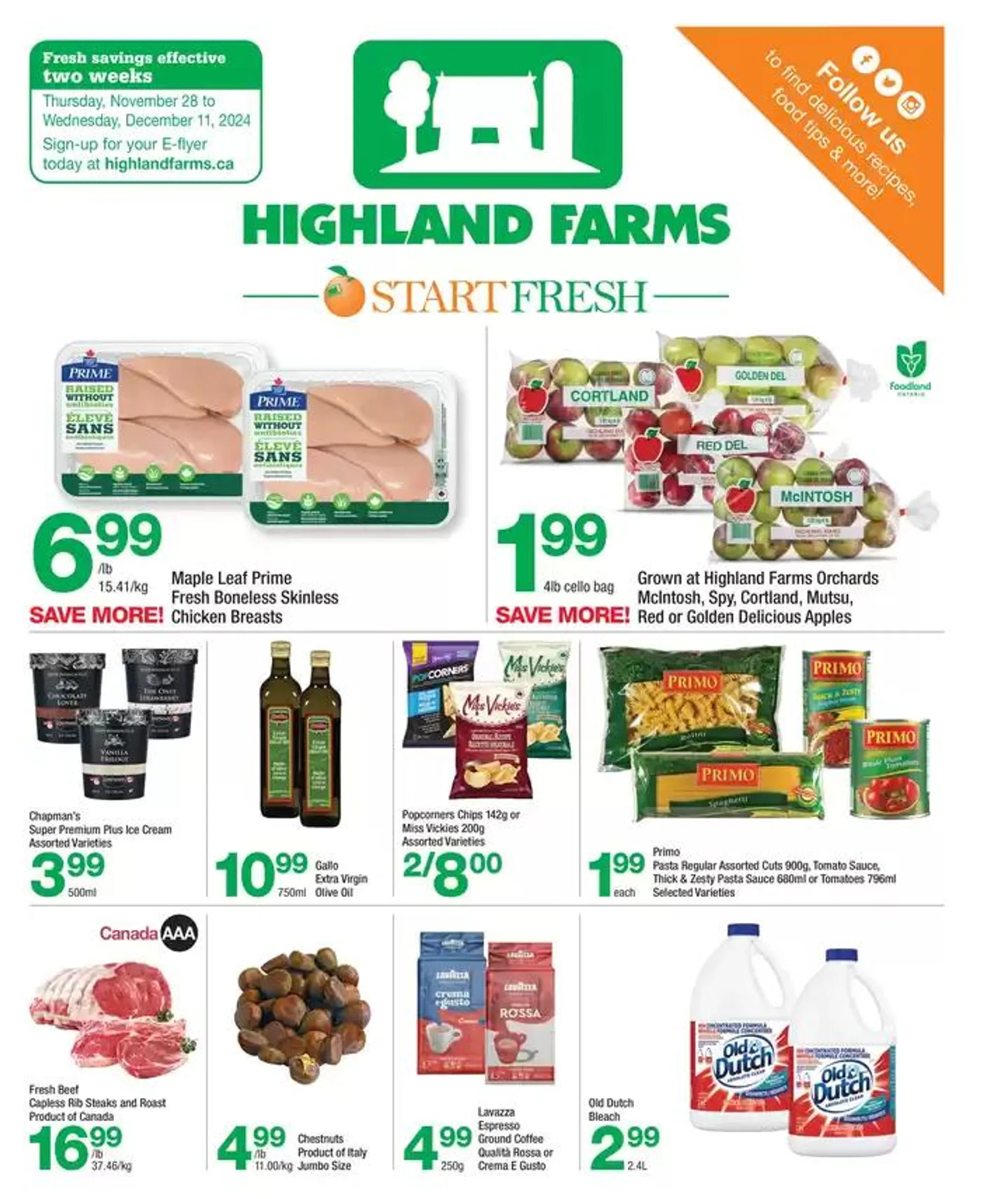 Highland Farms flyer - 1