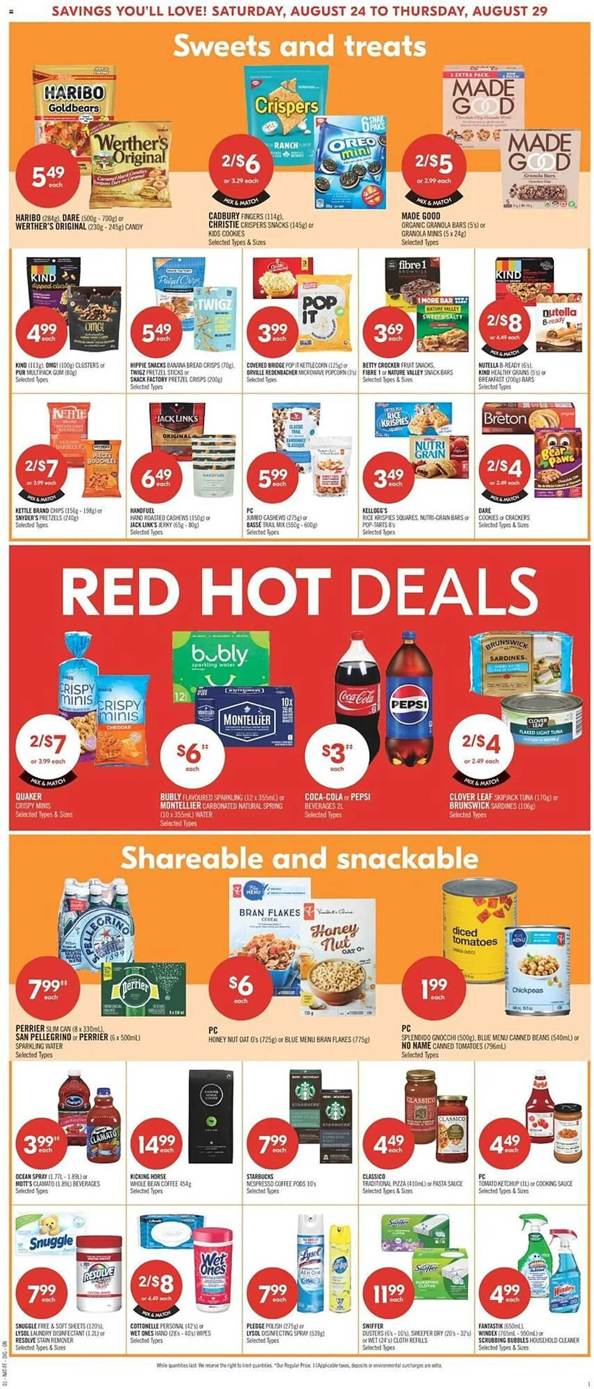 Shoppers Drug Mart flyer from August 24 to August 29 2024 - flyer page 10