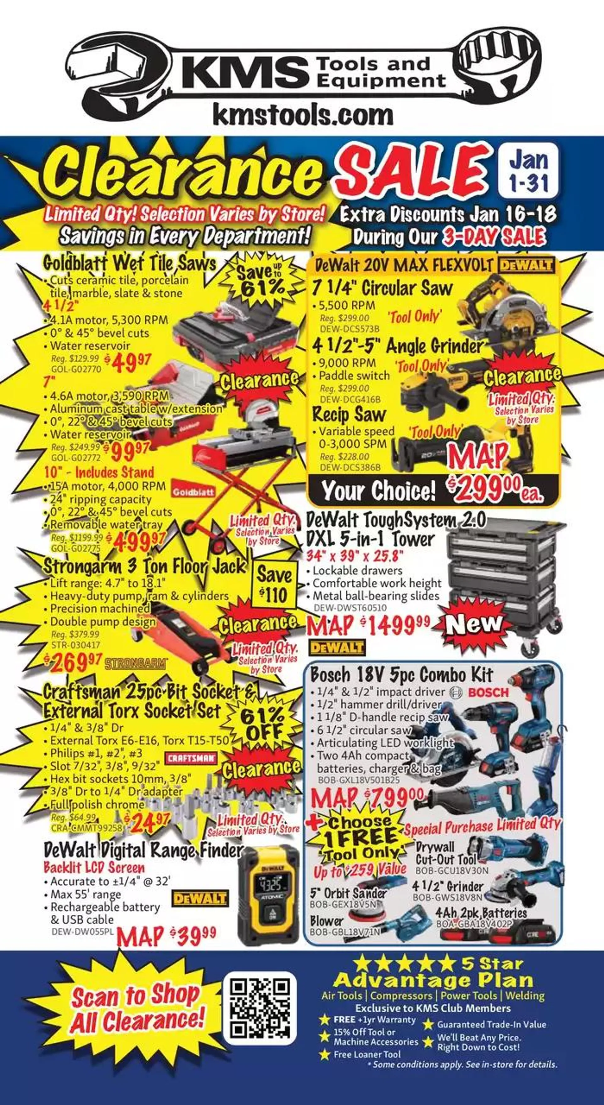 KMS Tools January 2025 Clearance Sale from January 1 to January 8 2025 - flyer page 48