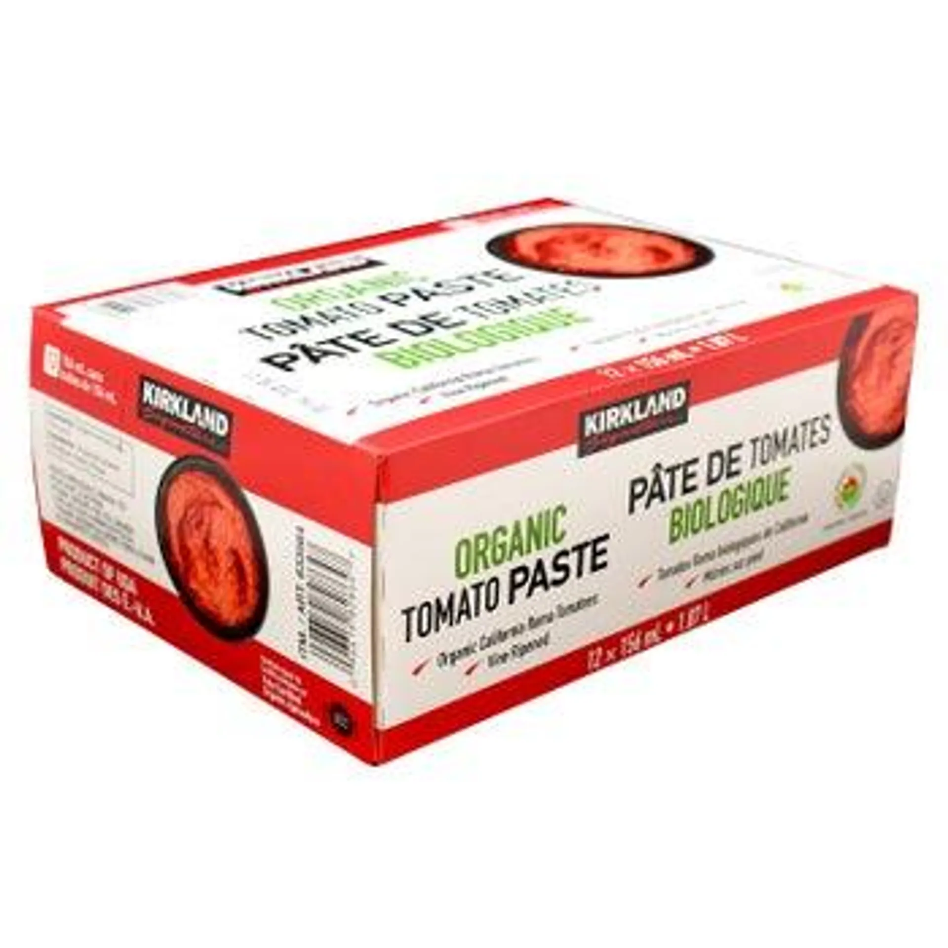 Kirkland Signature Organic Tomato Paste, 12 x 156 mL