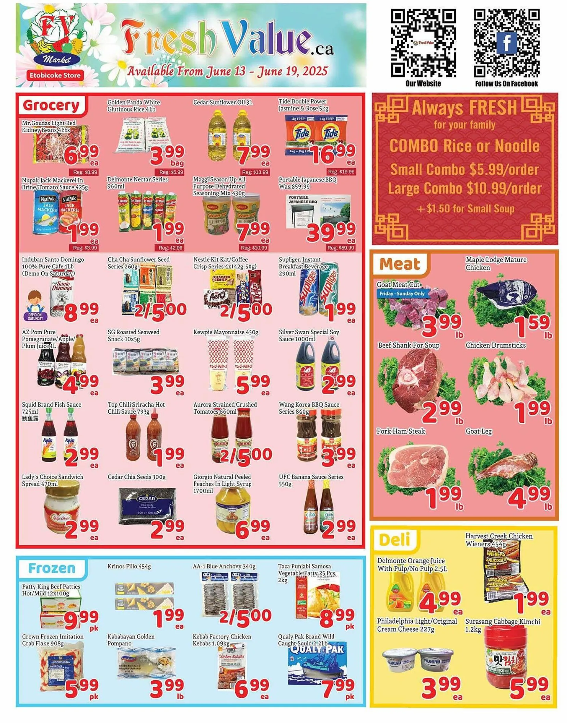 Fresh Value flyer from June 13 to June 20 2025 - flyer page 1