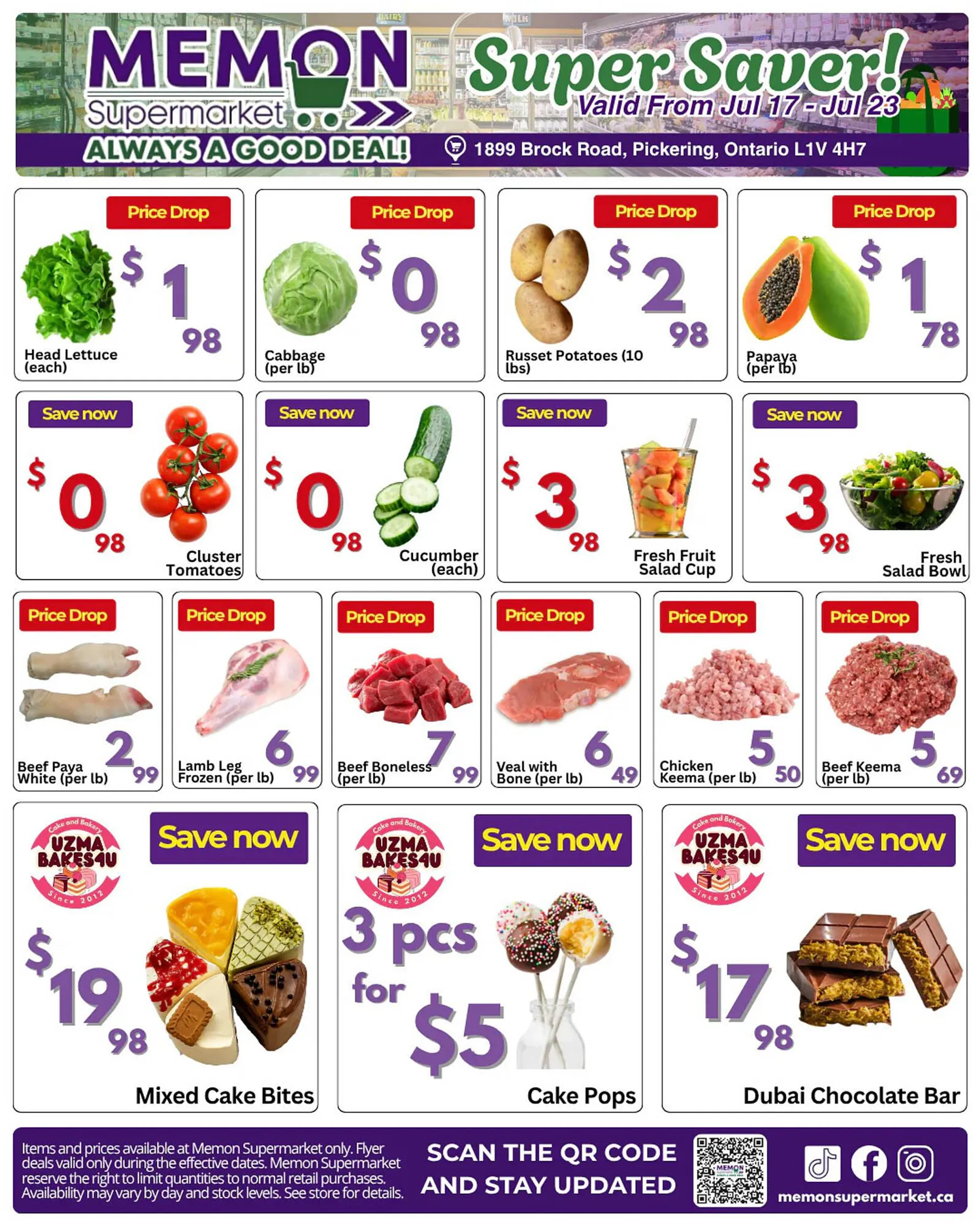 Memon Supermarket flyer from July 18 to July 24 2025 - flyer page 1