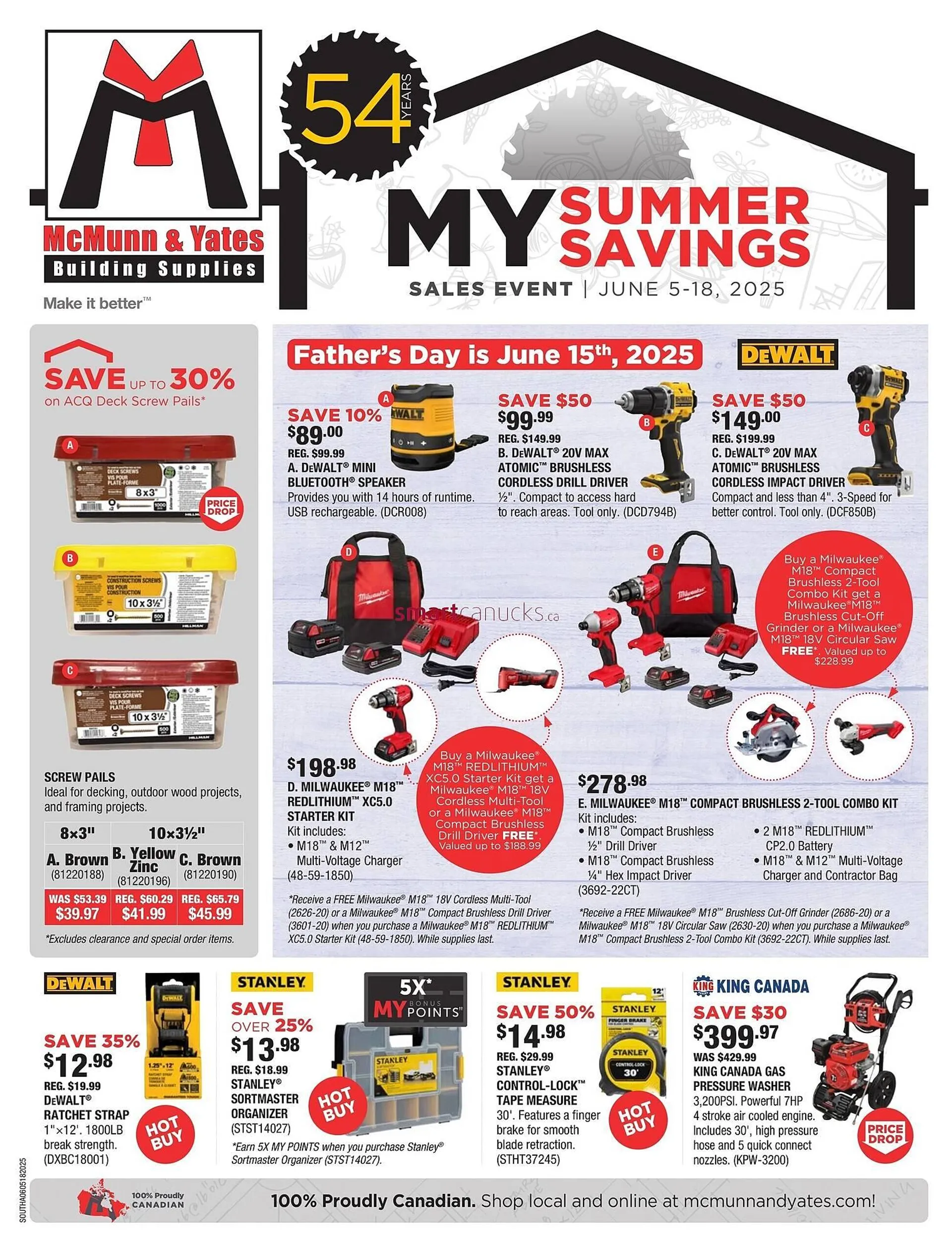 McMunn & Yates Building Supplies flyer from June 4 to June 10 2025 - flyer page 1