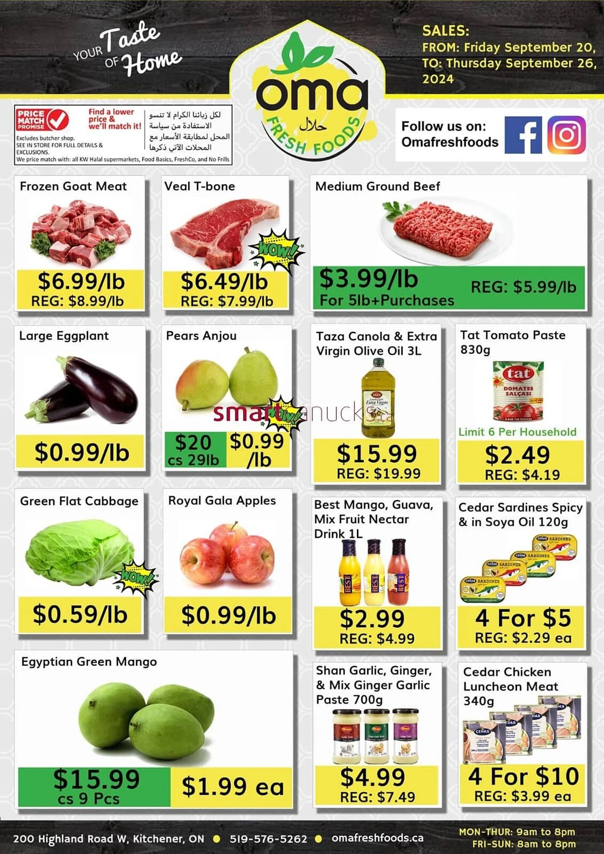 Oma Fresh Foods flyer - 1