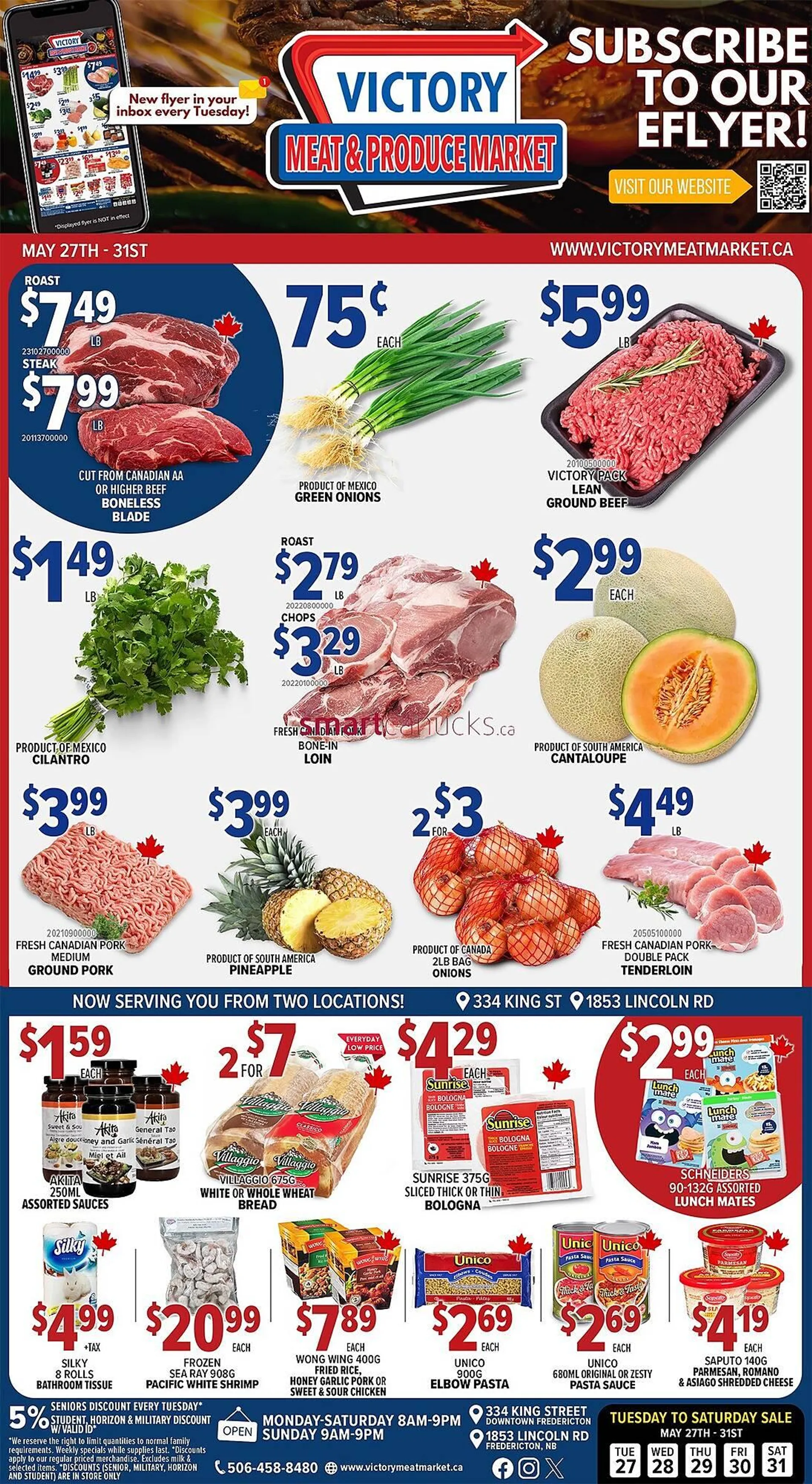 Victory Meat Market flyer from May 26 to June 1 2025 - flyer page 1