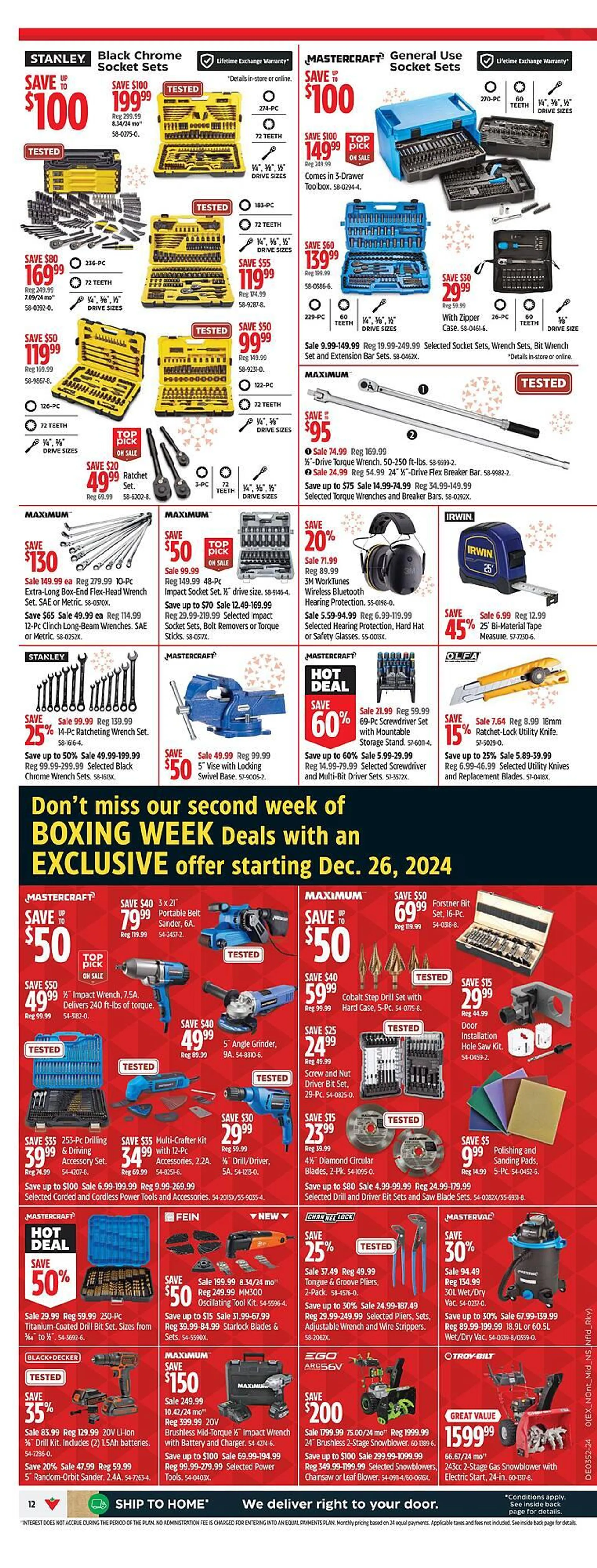 Canadian Tire flyer from December 19 to December 29 2024 - flyer page 16