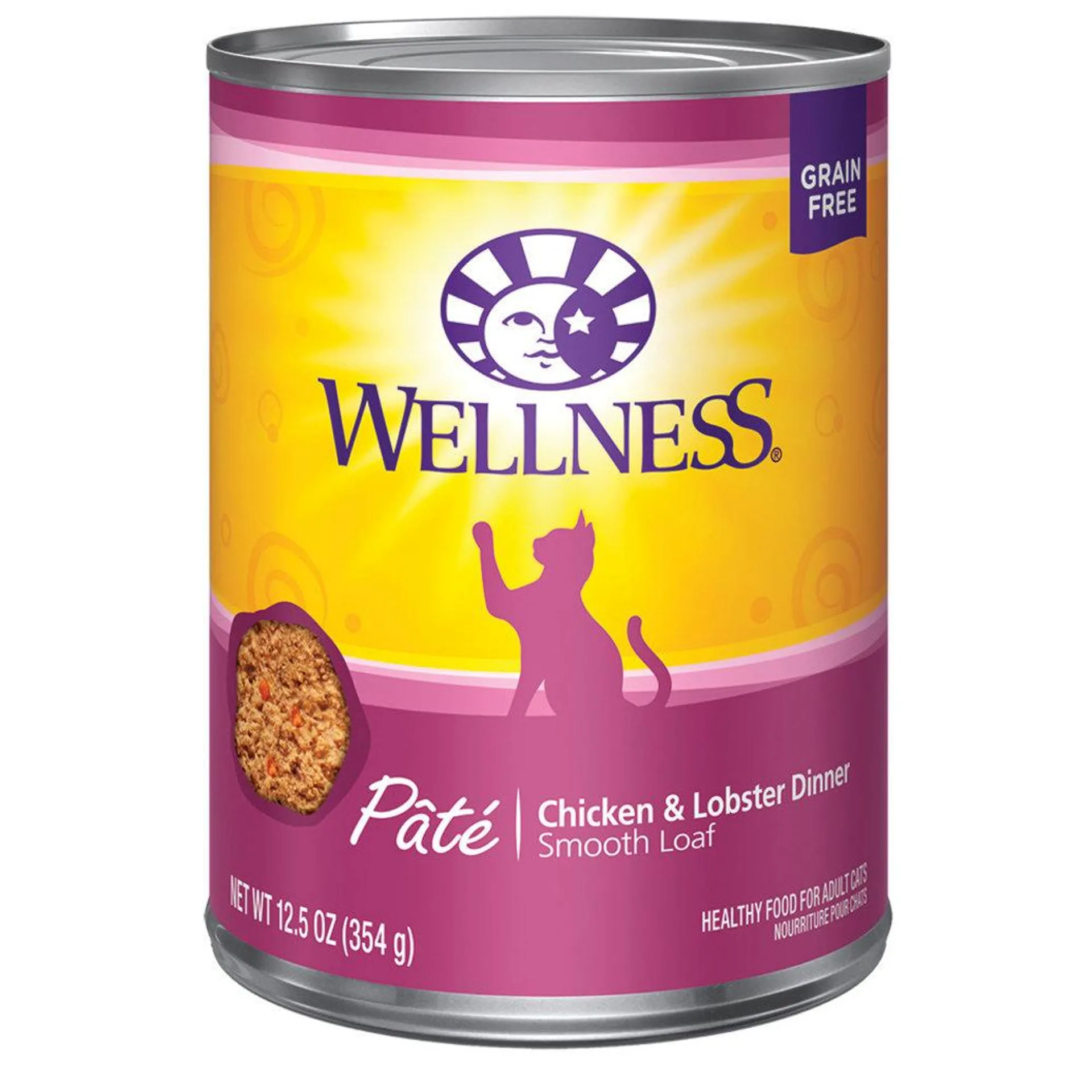 Wellness, Canned Cat Food, Complete Health, Chicken & Lobster - Wet Cat Food