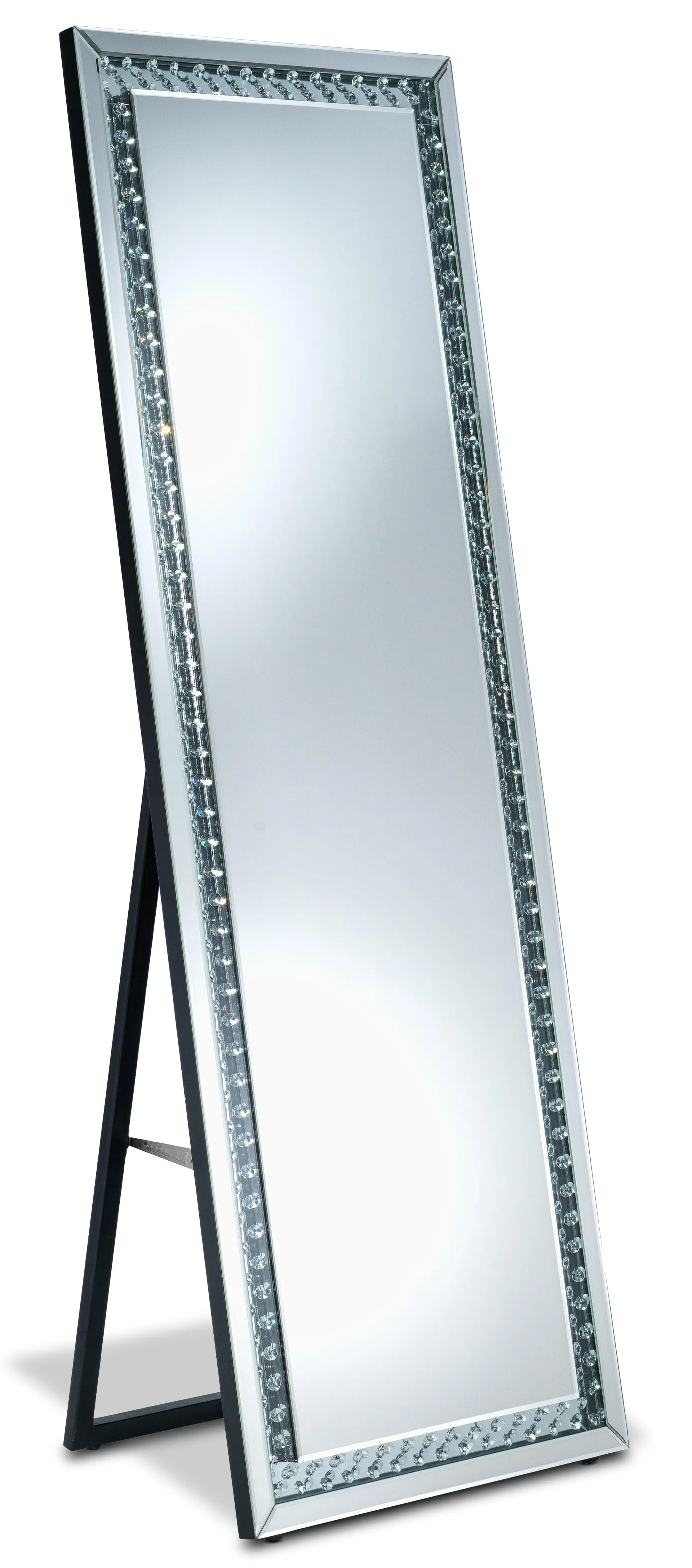 Miami Standing Mirror - Silver