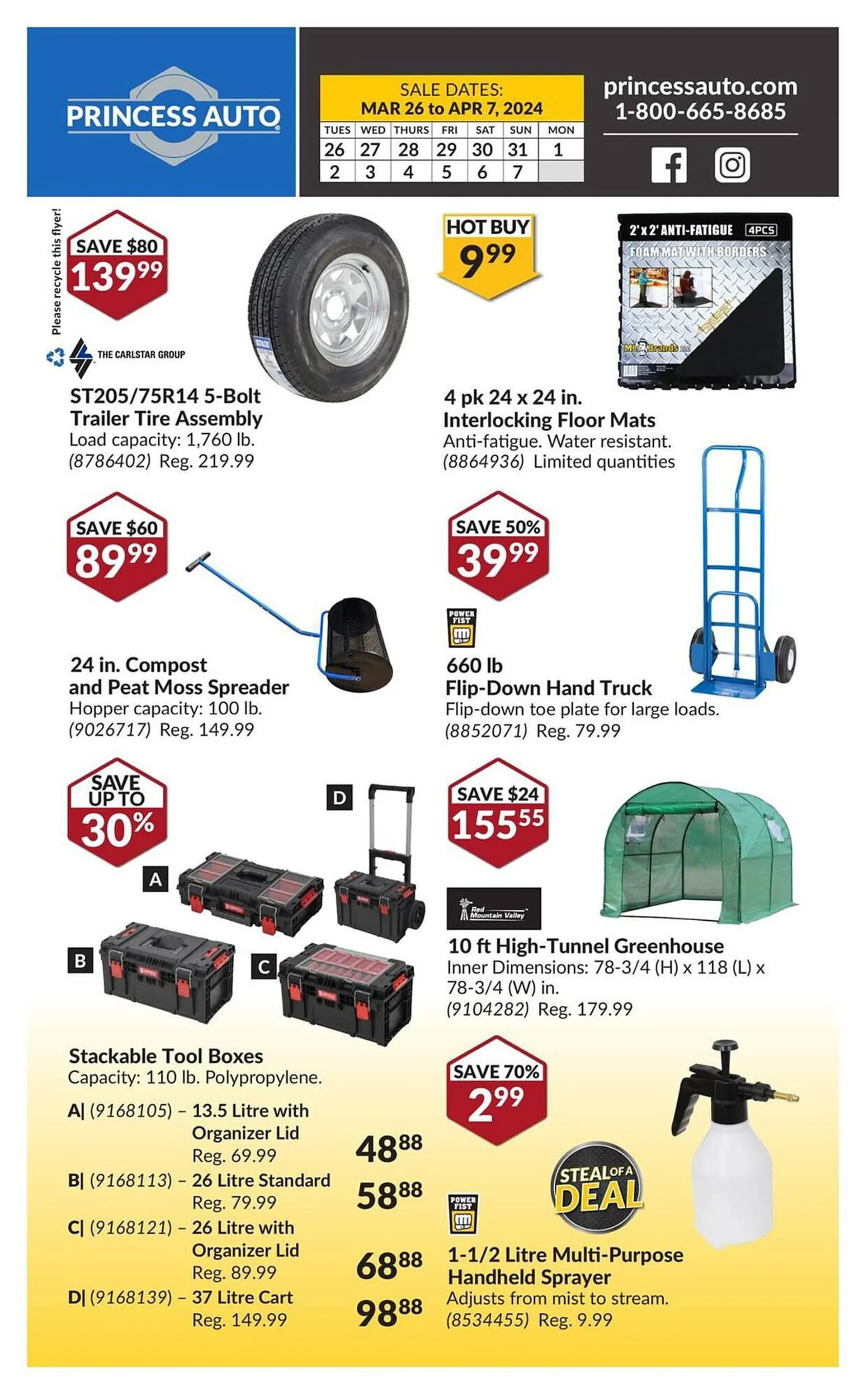 Princess Auto flyer from March 26 to April 7 2024 - flyer page 2