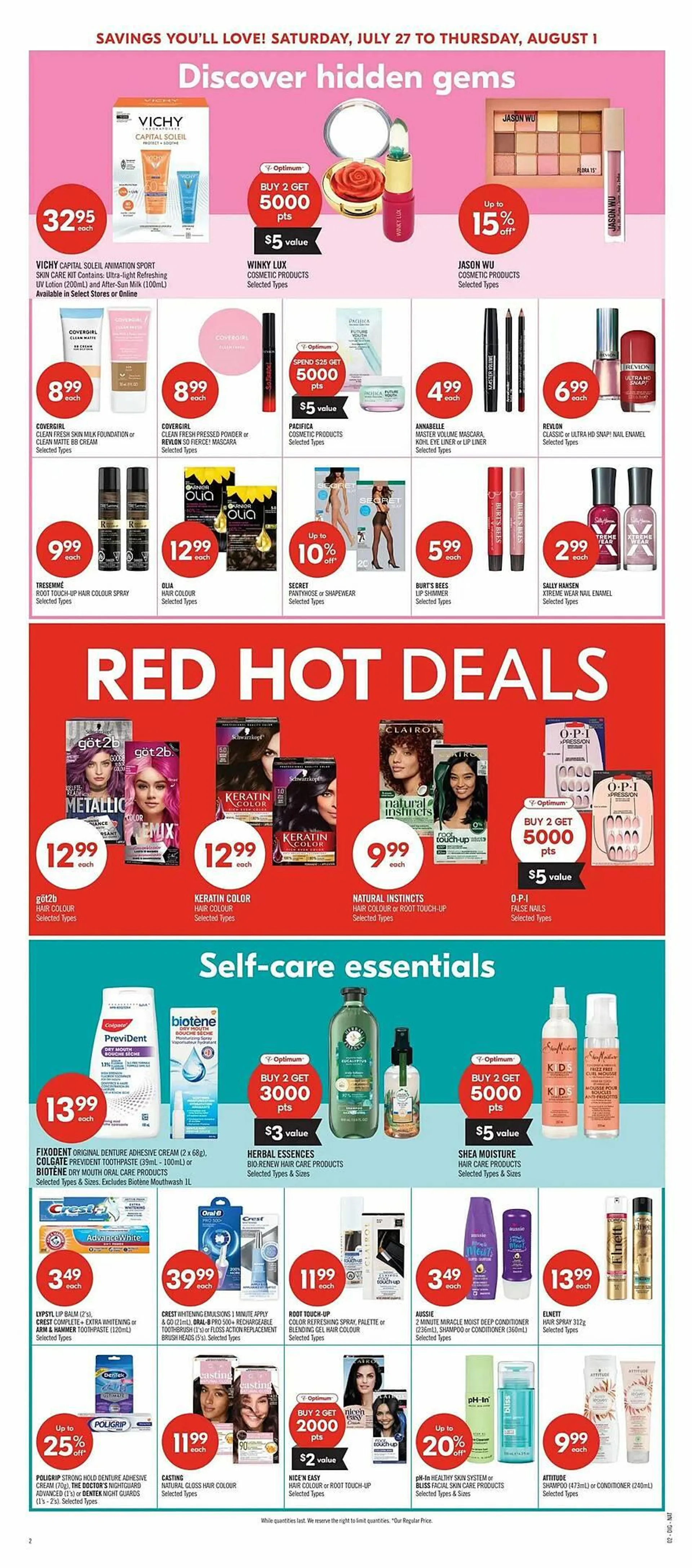 Shoppers Drug Mart flyer from July 27 to August 2 2024 - flyer page 19