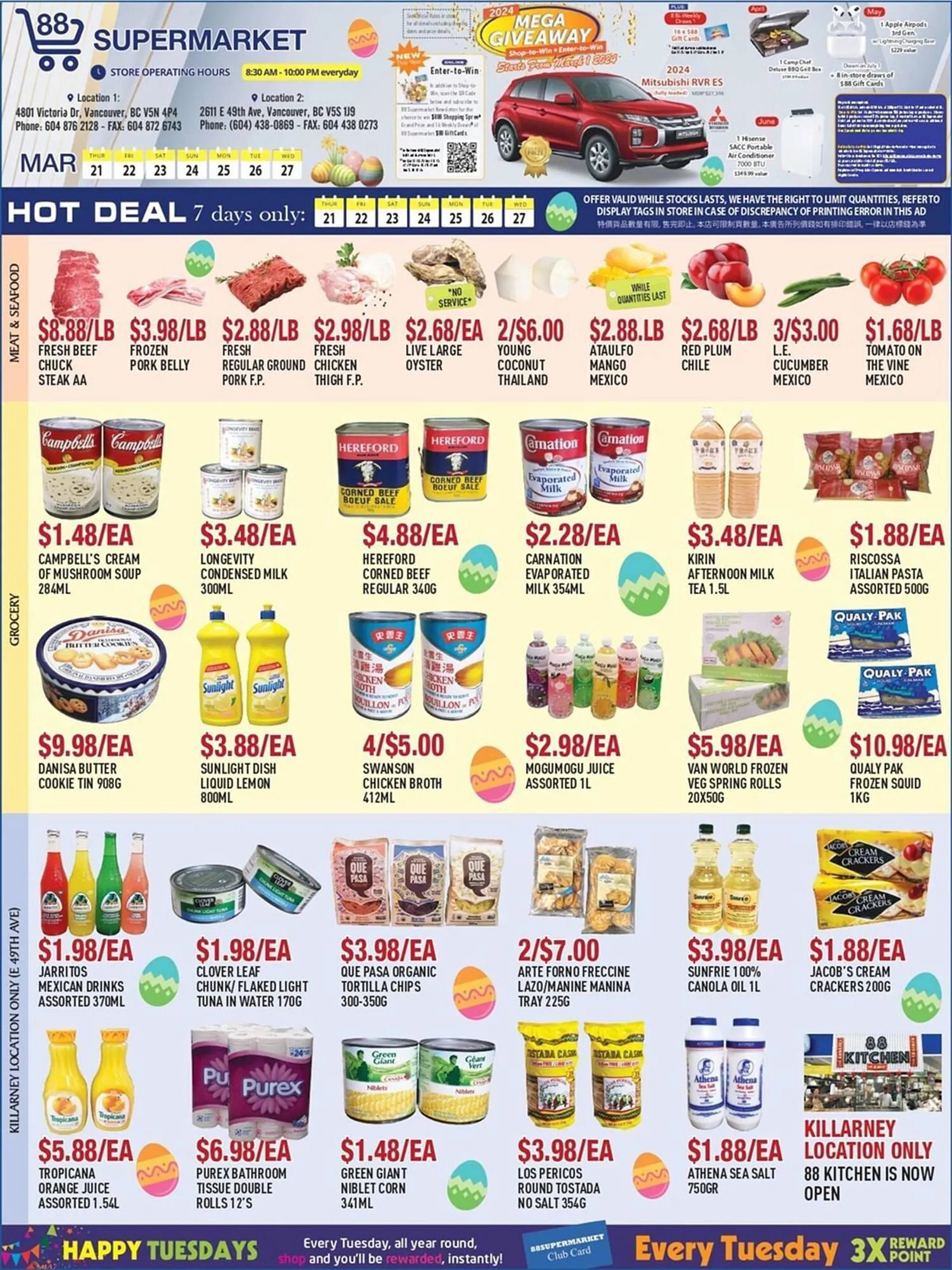 88 Supermarket flyer from March 22 to April 5 2024 - flyer page 