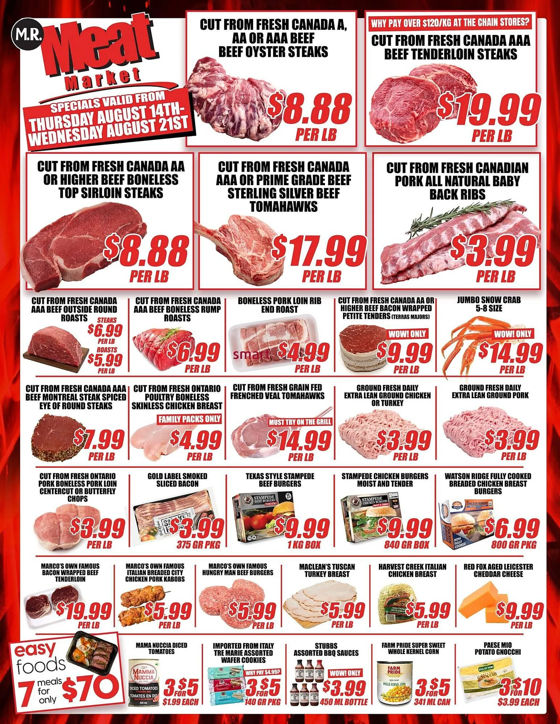 Mr. Meat Market flyer - 1