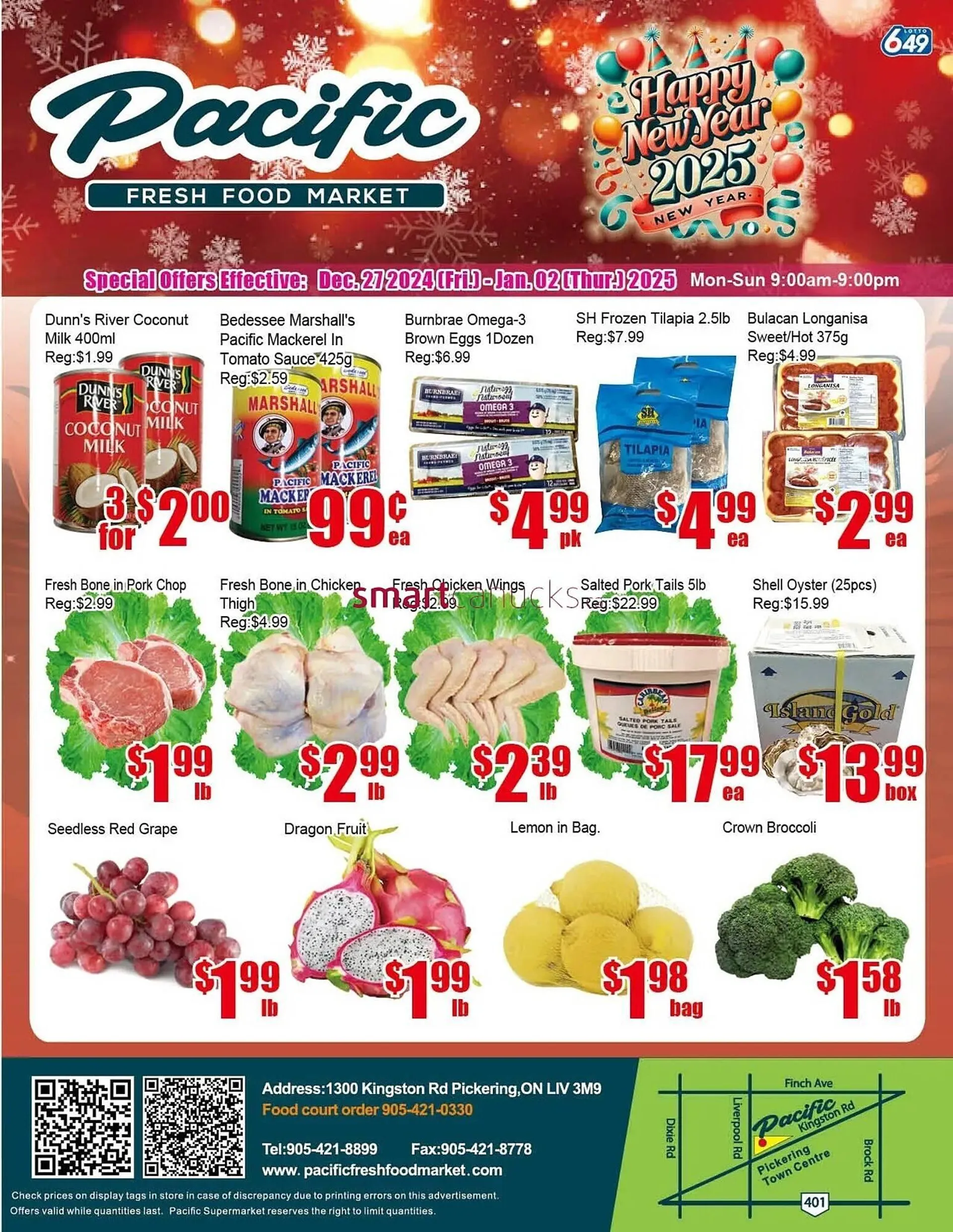 New Pacific Supermarket flyer - 1