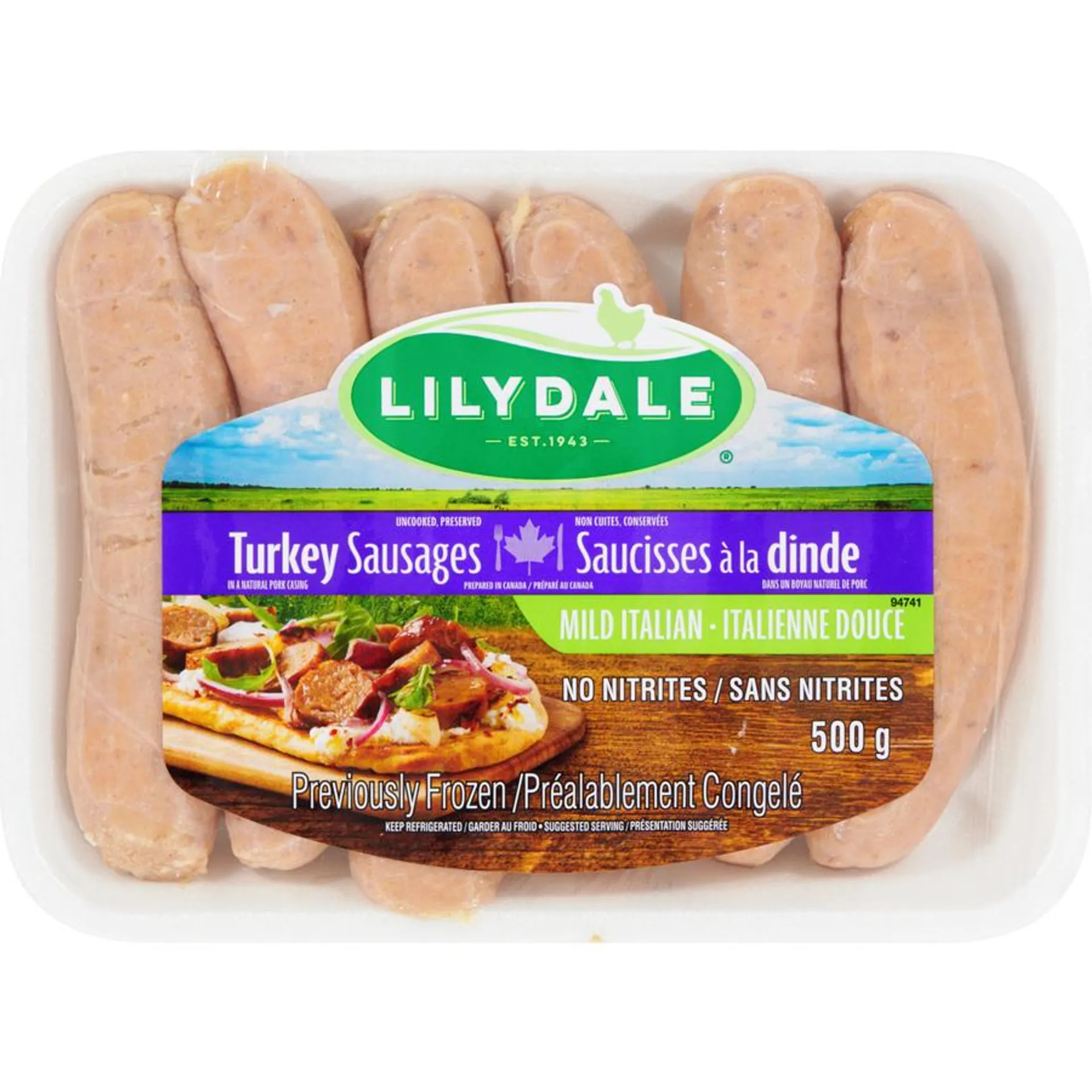 Turkey Sausages Mild Italian