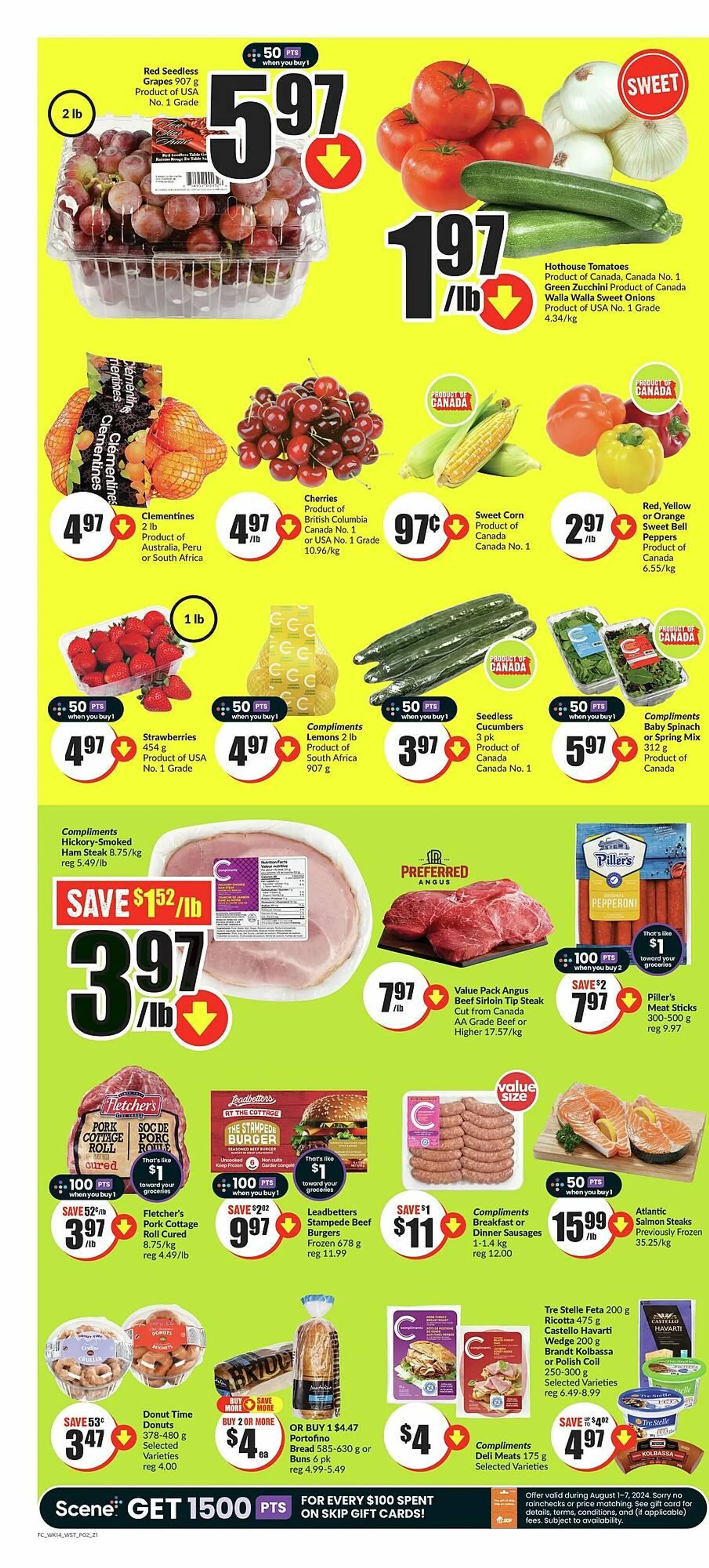 FreshCo flyer from August 1 to August 8 2024 - flyer page 3