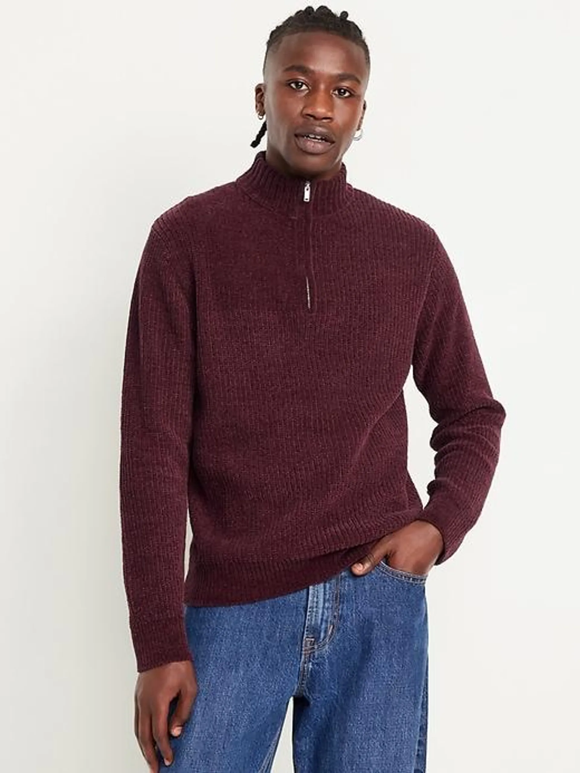 Chenille Quarter Zip