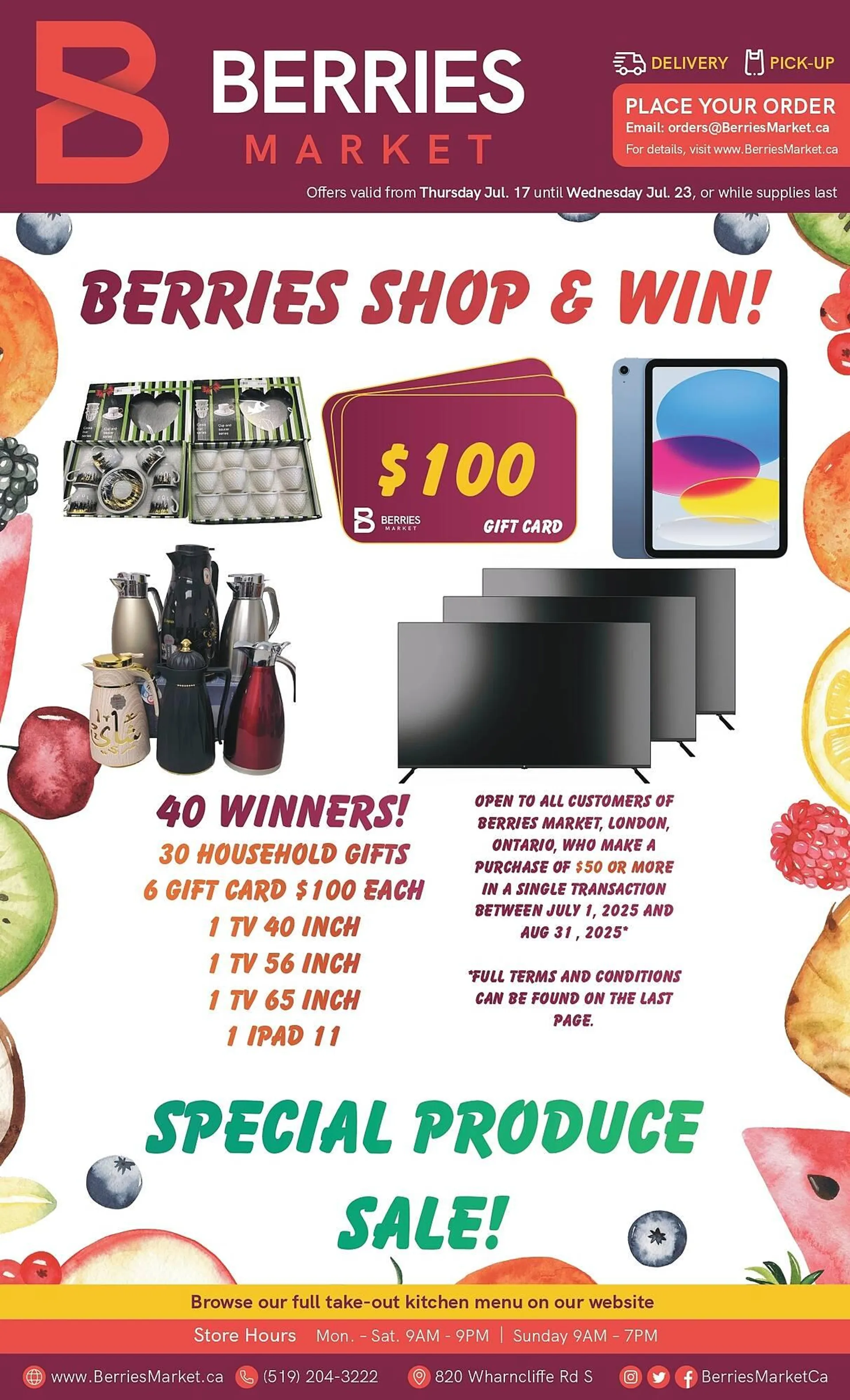 Berries Market flyer from July 14 to July 27 2025 - flyer page 1