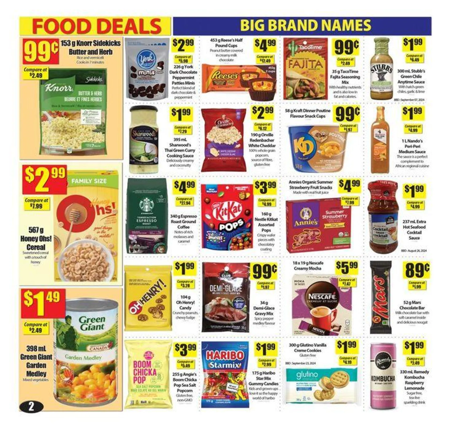 Current deals and offers from September 2 to October 31 2024 - flyer page 2