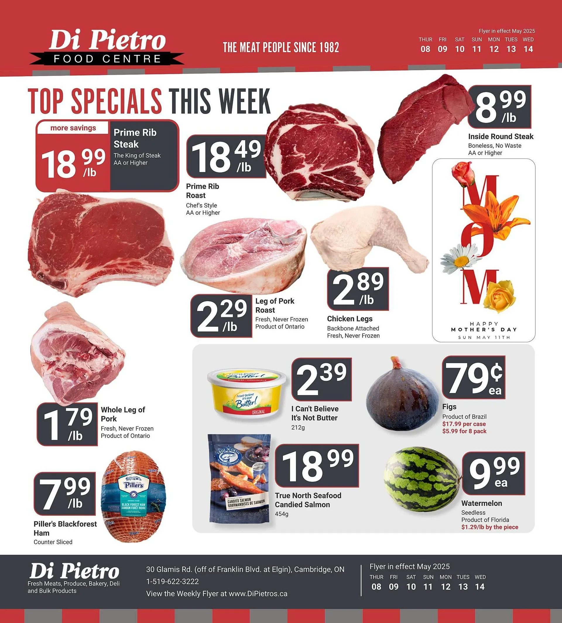 Di Pietro flyer from May 8 to May 14 2025 - flyer page 1