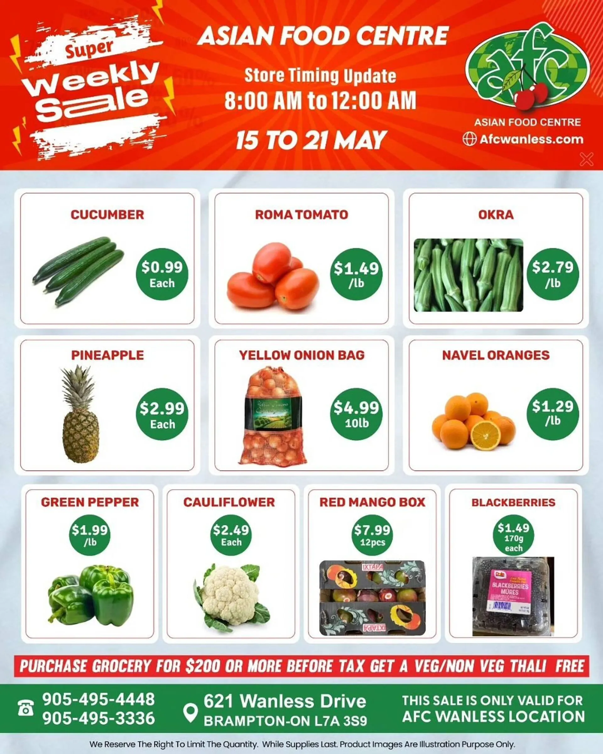 Asian Food Centre flyer - 1