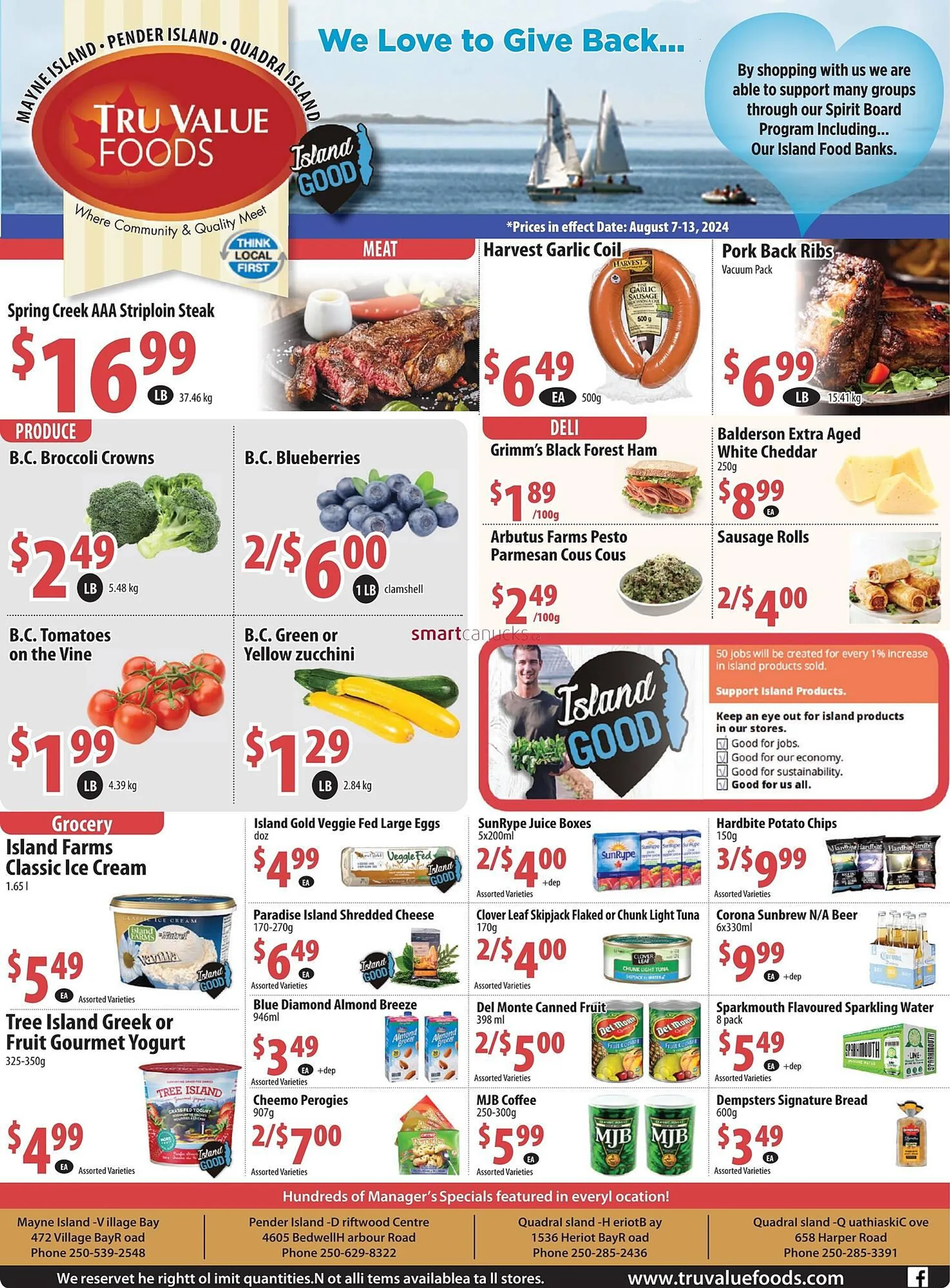 Tru Value Foods flyer from August 7 to August 13 2024 - flyer page 1