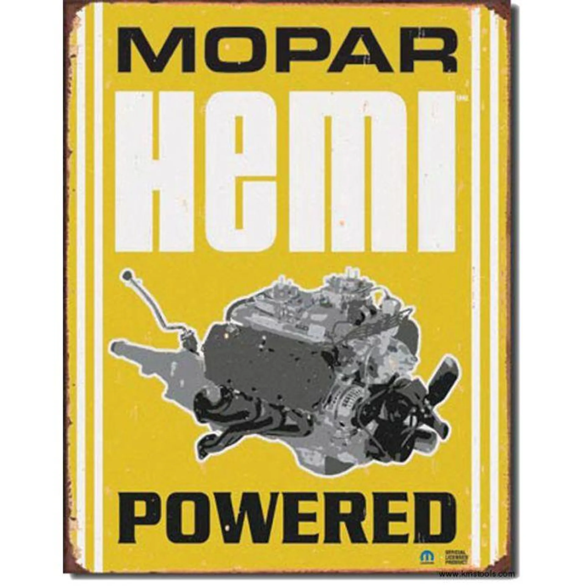 Mopar Hemi Powered Tin Sign