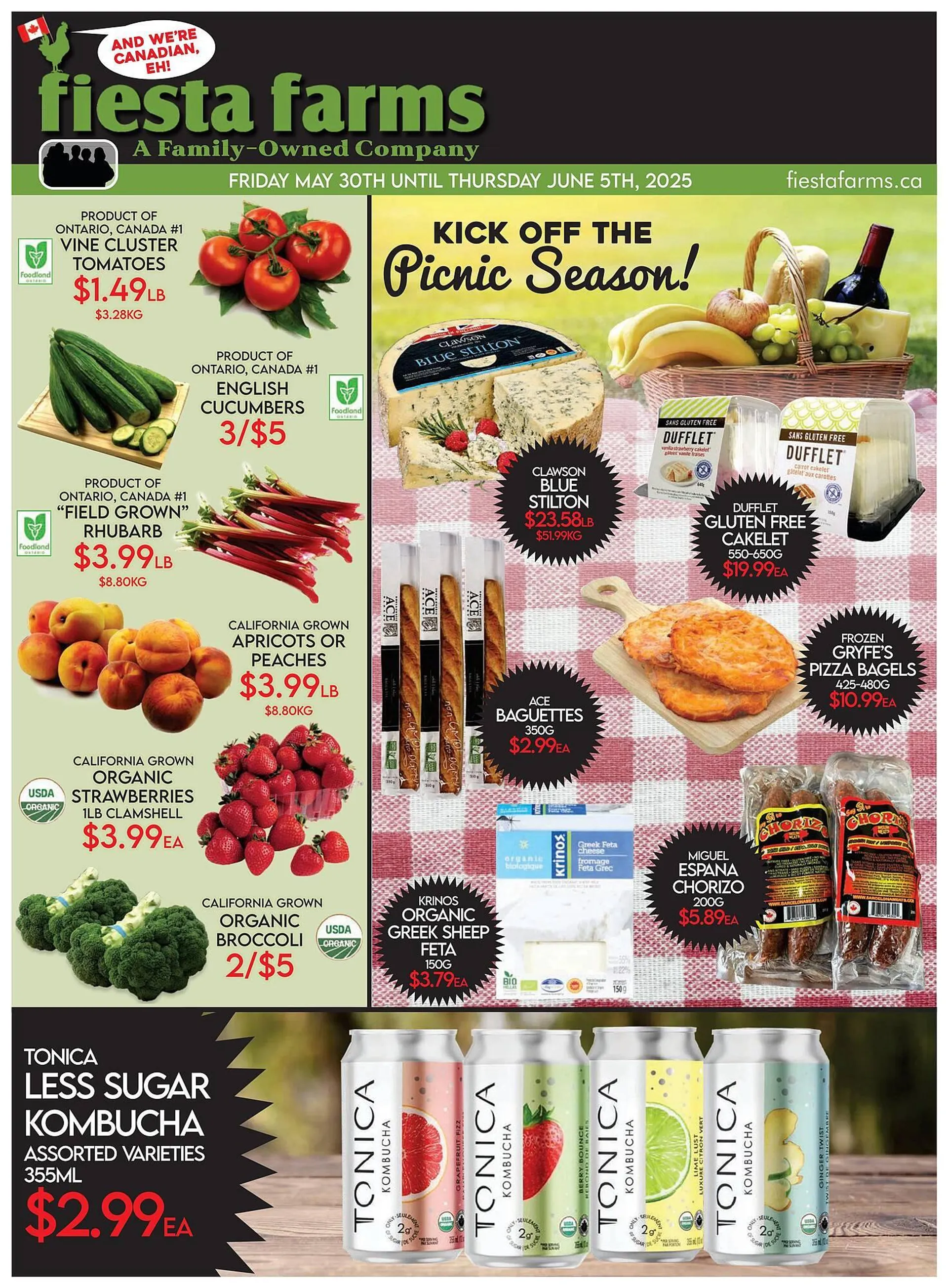 Fiesta Farms flyer from May 30 to June 5 2025 - flyer page 1