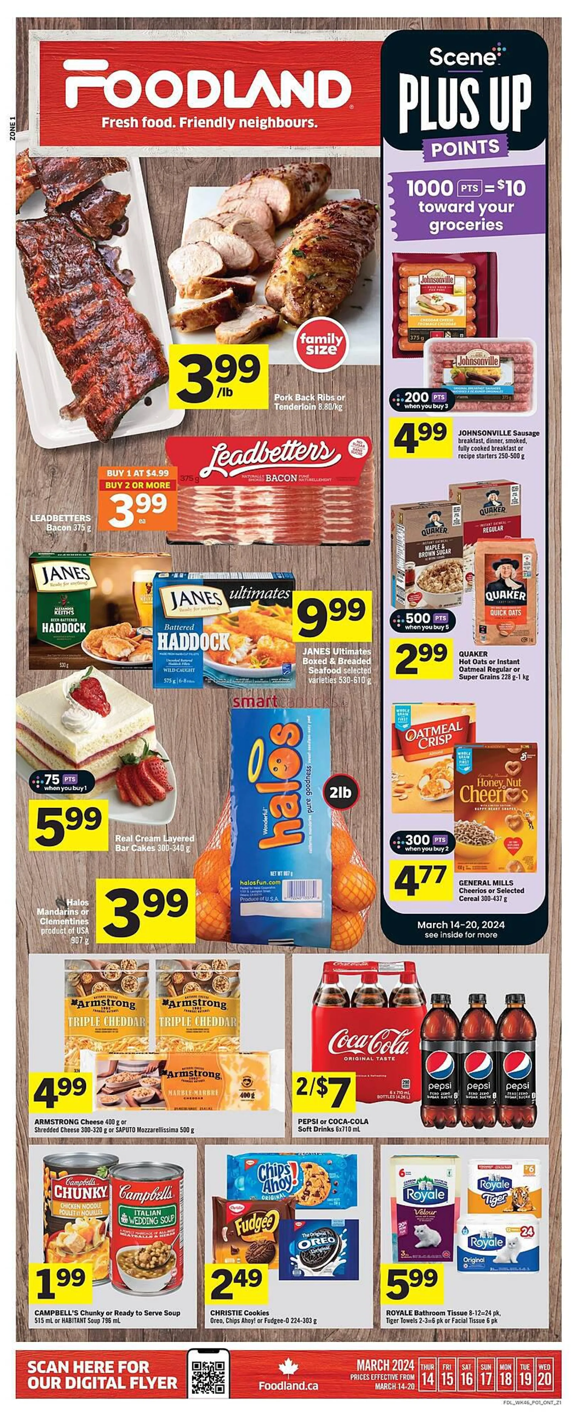 Foodland flyer from March 14 to March 20 2024 - flyer page 1