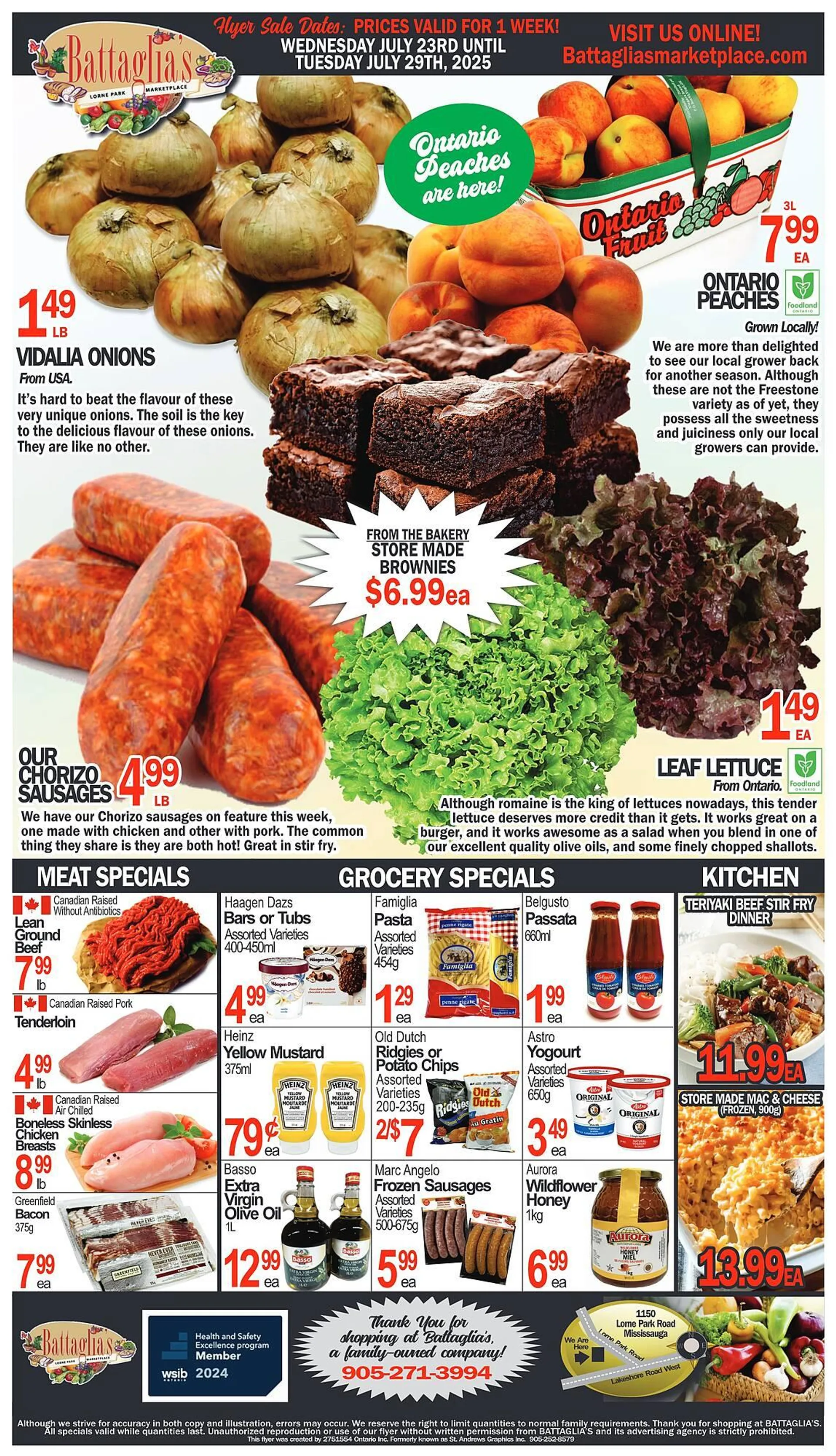 Battaglia's Marketplace flyer from July 23 to July 29 2025 - flyer page 1