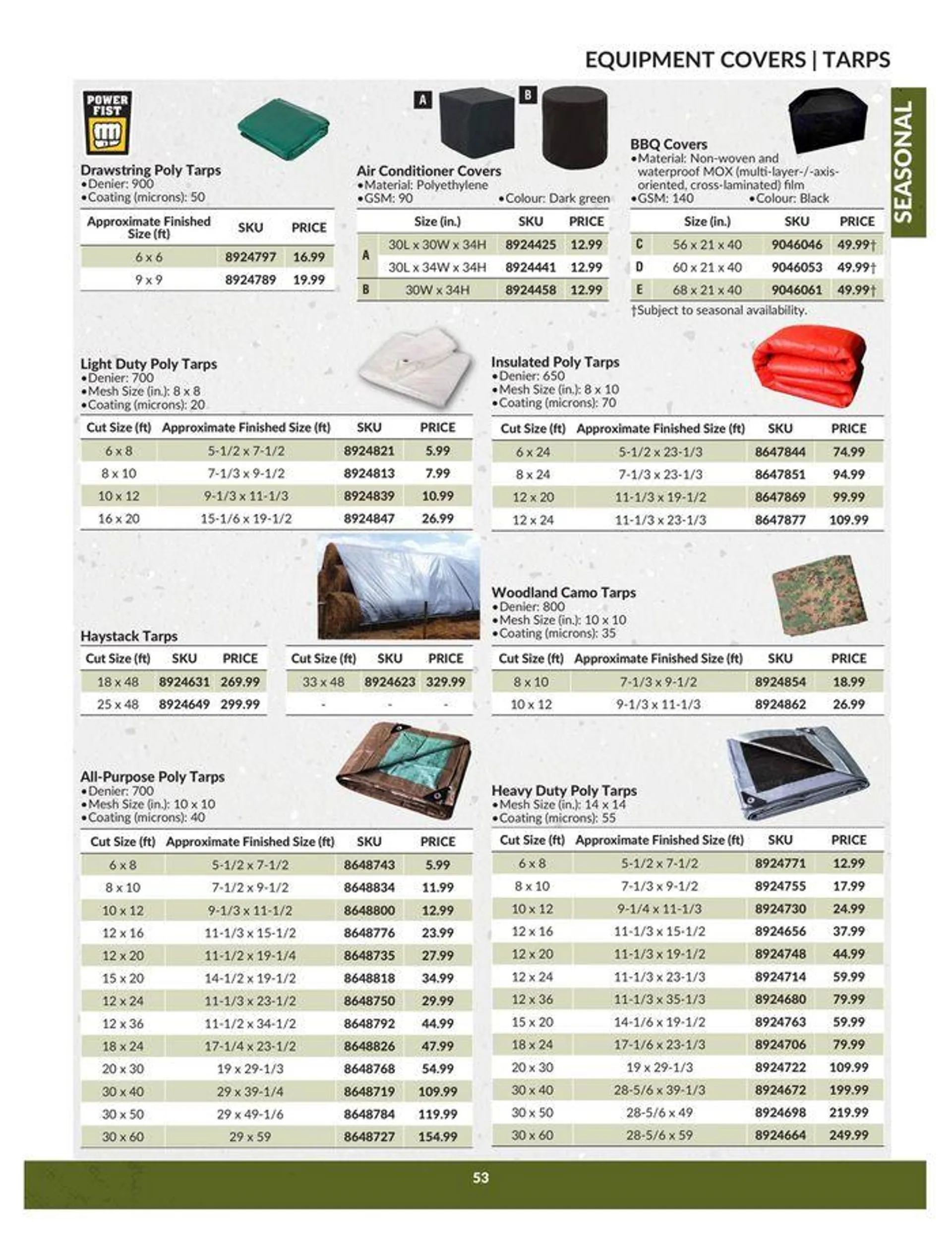 Seasonal Catalogue from April 23 to April 22 2025 - flyer page 53