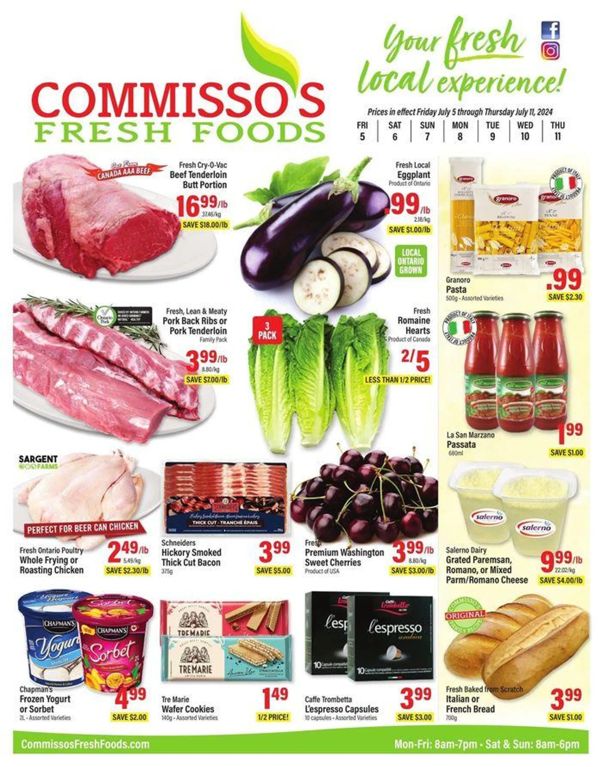 Commissos Fresh Foods weeky flyer - 1