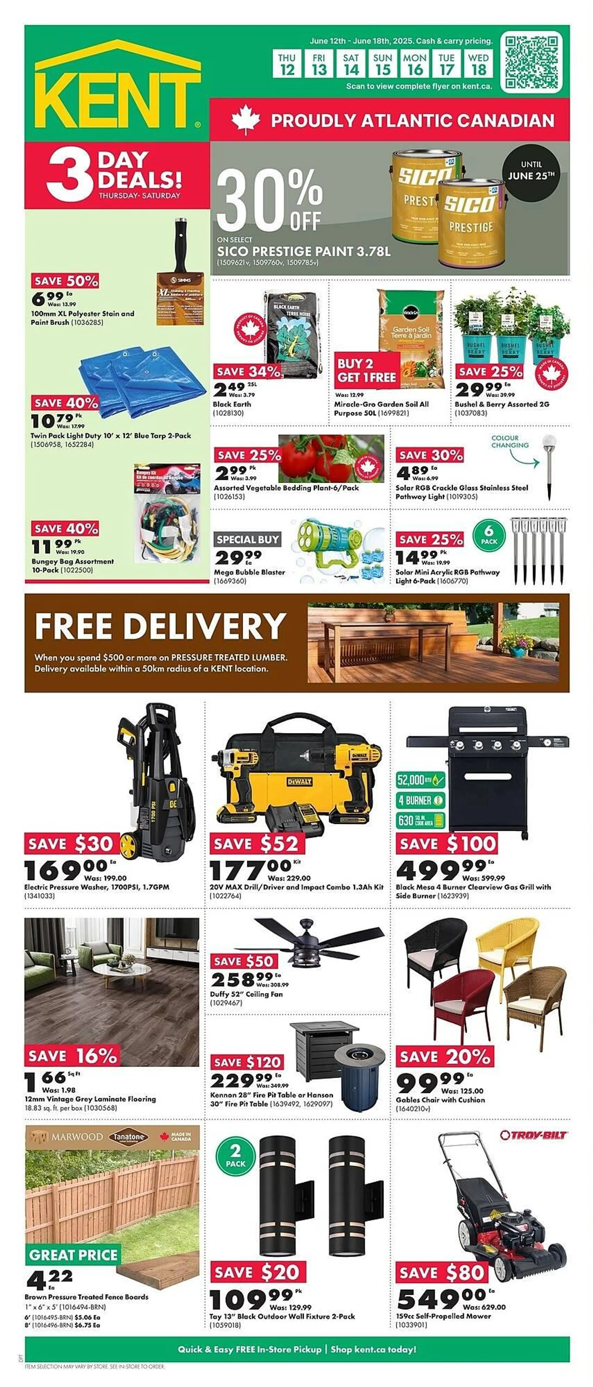 Kent flyer from June 12 to June 18 2025 - flyer page 1