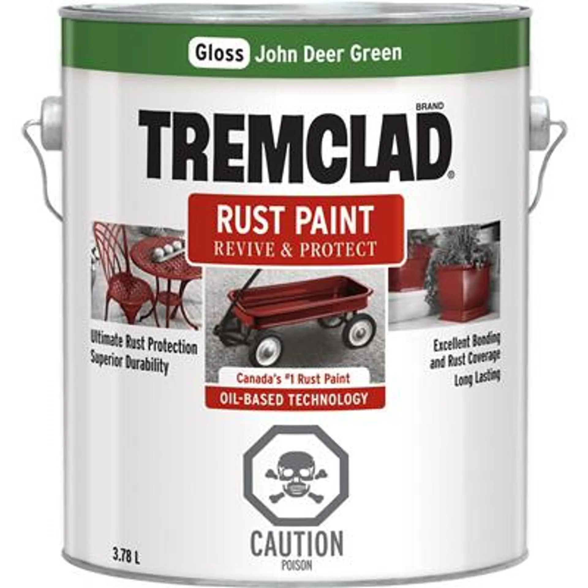 Tremclad Rust Paint John Deere Green 3.78L