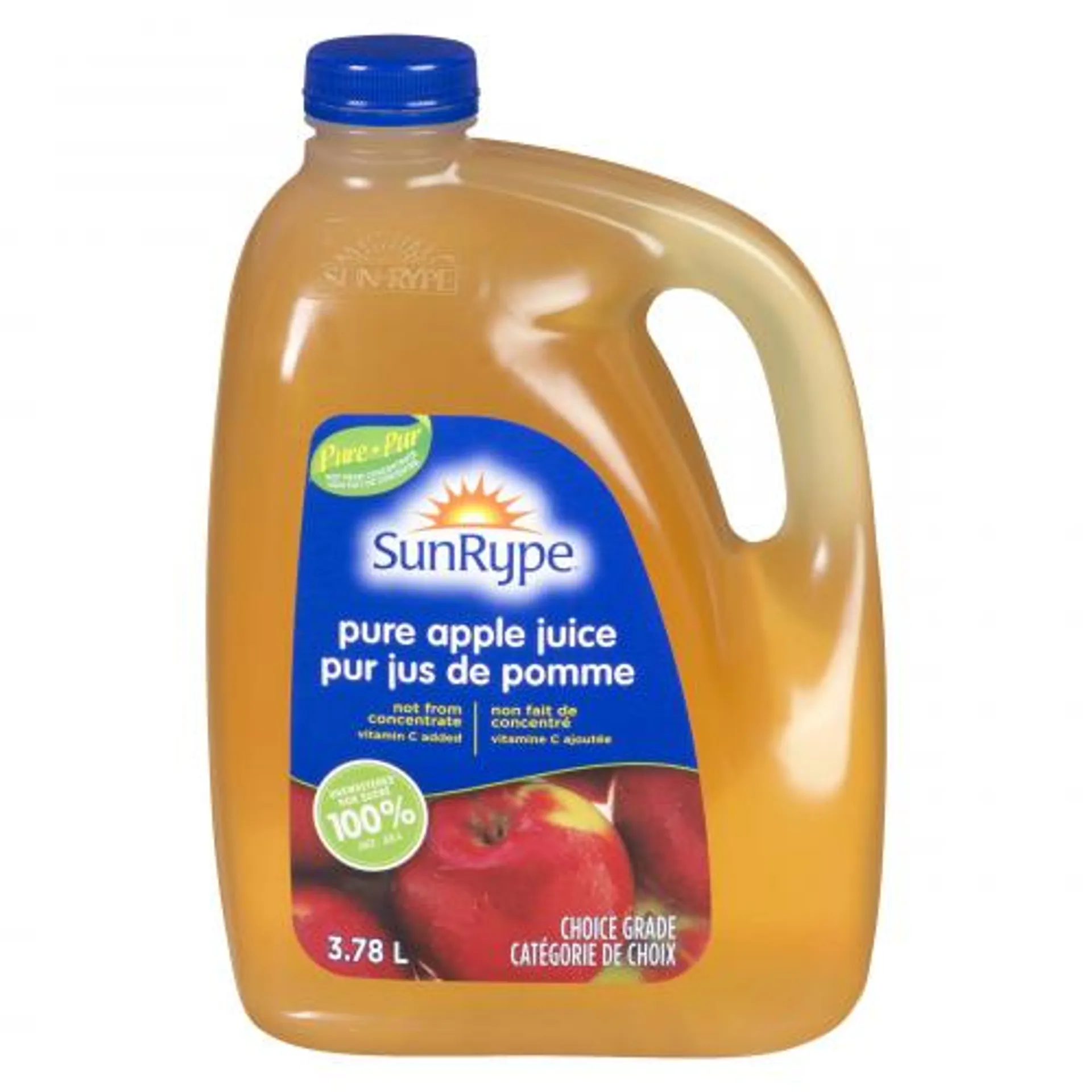 SunRype Pure Apple Juice, 3.78 l