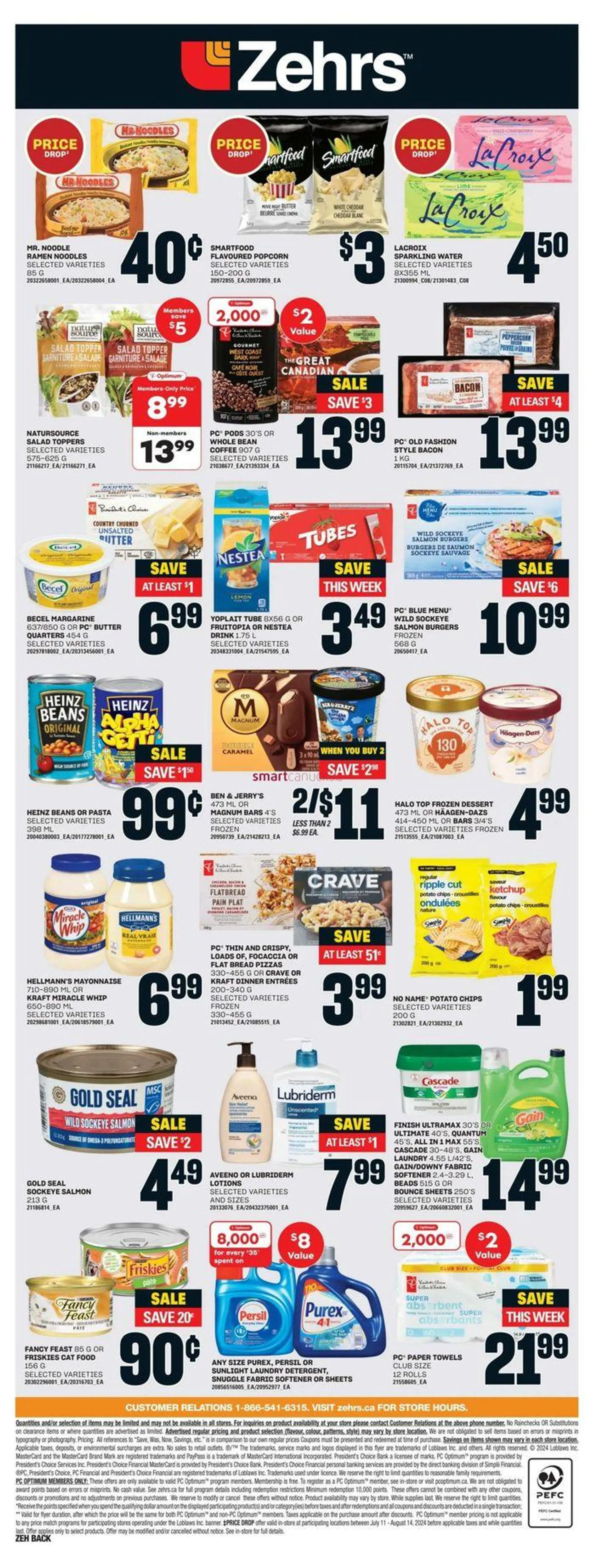 Zehrs Markets weeky flyer from July 25 to July 31 2024 - flyer page 9