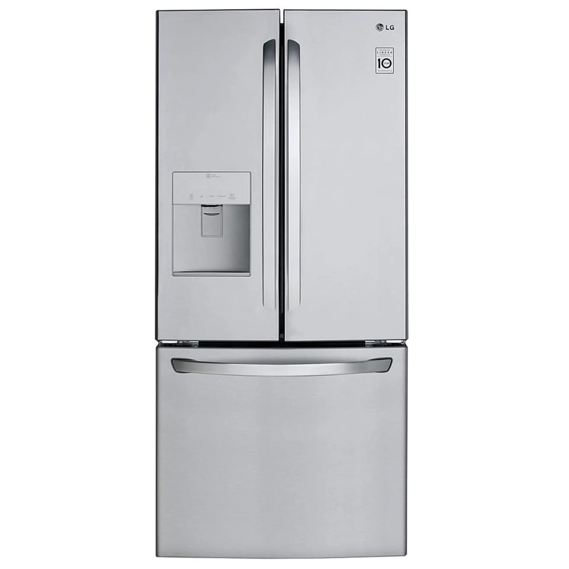 LG LRFWS2200S French Door Refrigerator, 30 inch Width, ENERGY STAR Certified, 21.8 cu. ft. Capacity, Stainless Steel colour