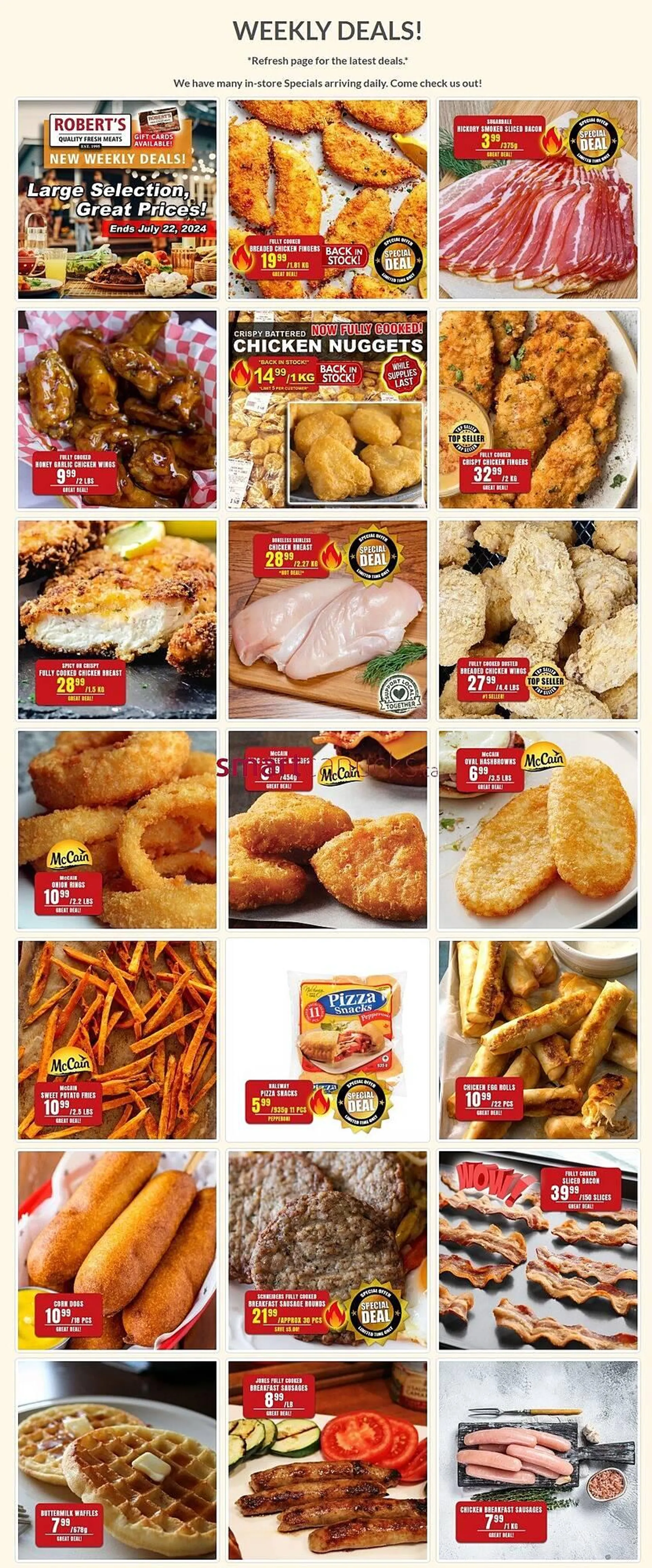 Roberts Fresh and Boxed Meats flyer - 1