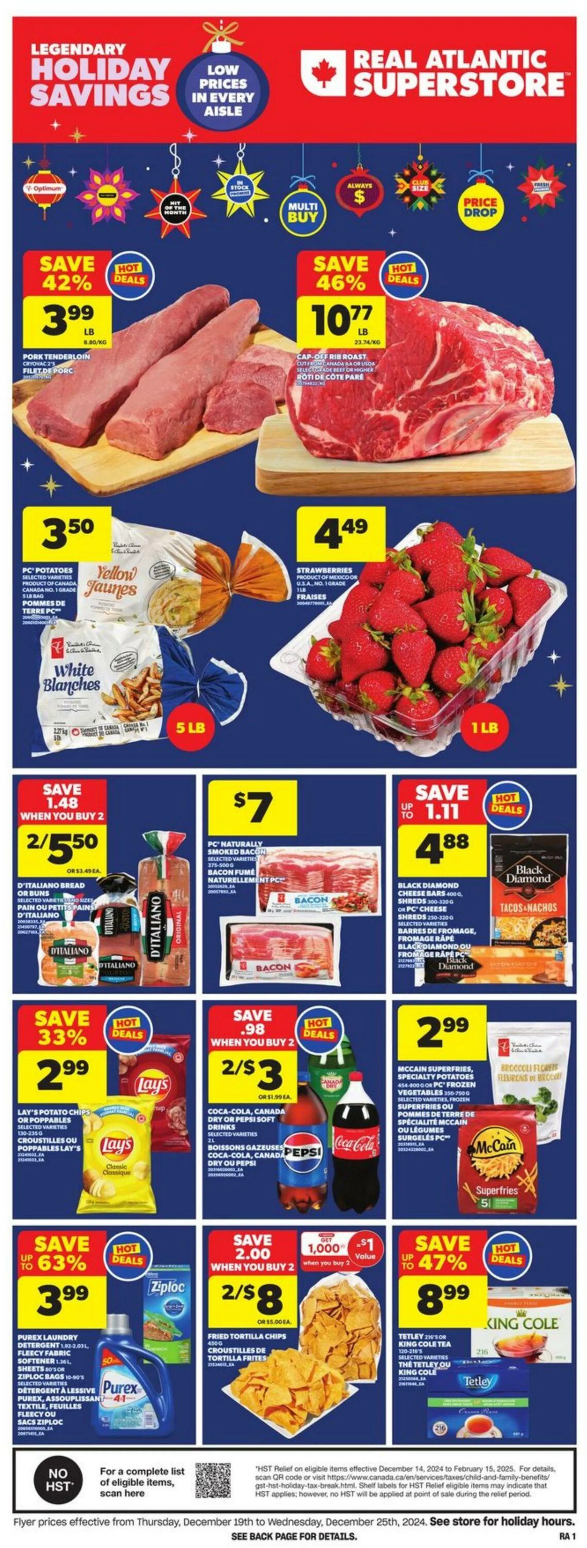 Atlantic Superstore Current flyer from December 19 to December 25 2024 - flyer page 3