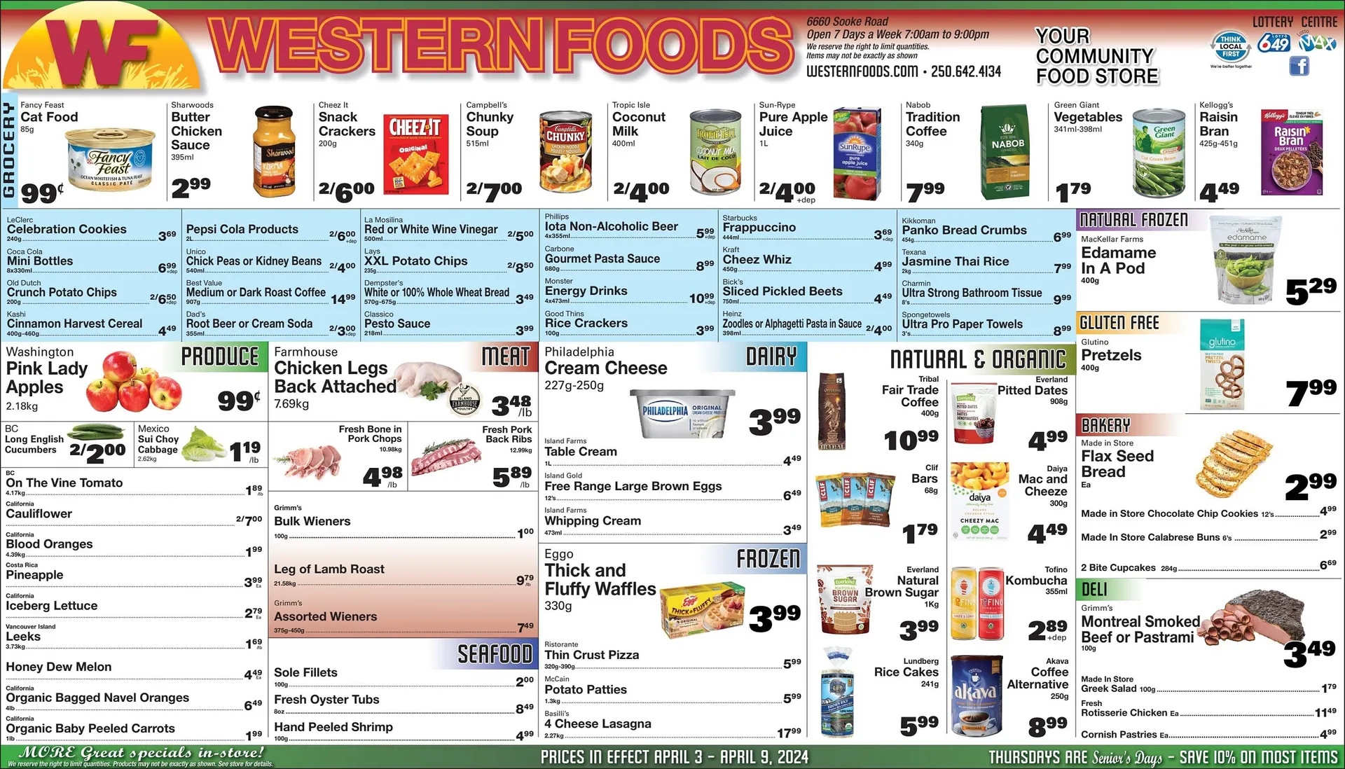 Western Foods flyer from March 31 to April 13 2024 - flyer page 1