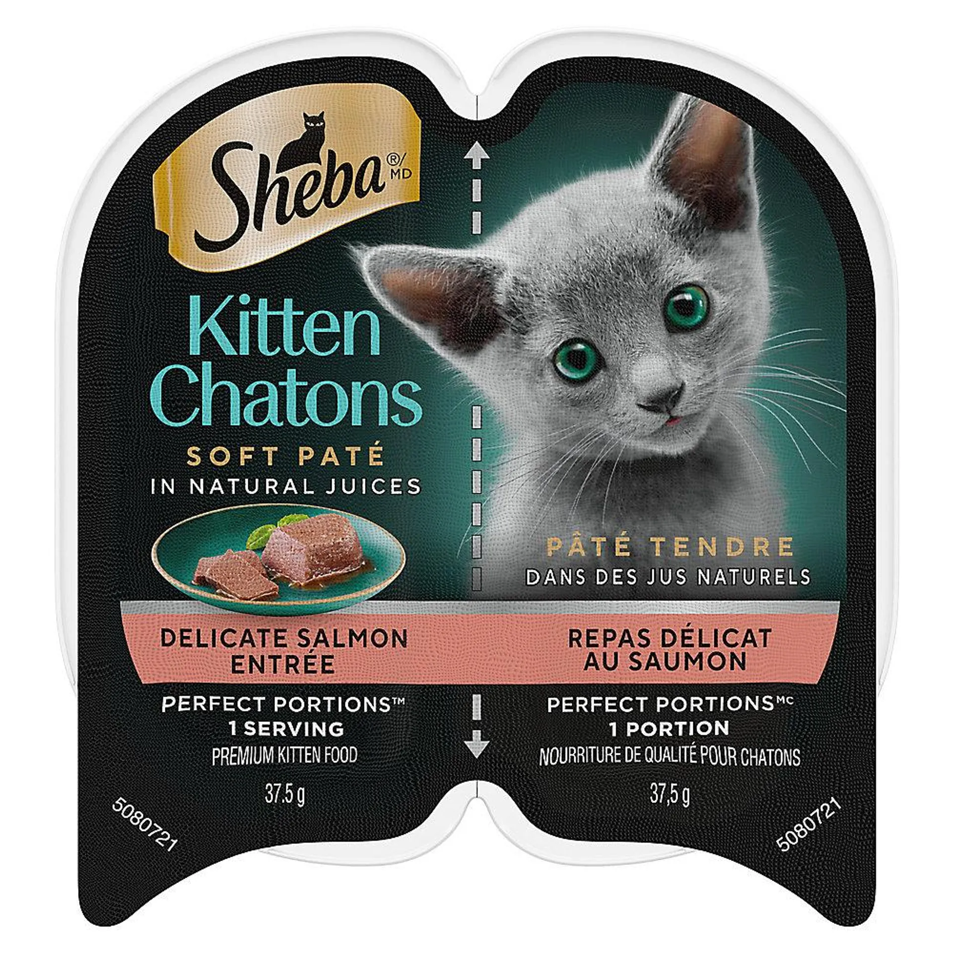 SHEBA Perfect Portions Wet Kitten Cat Food - Salmon