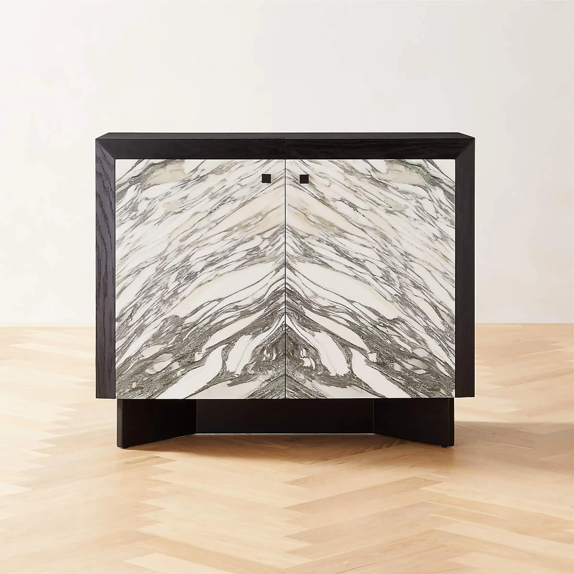 Taos Arabescato Marble Bar Cabinet